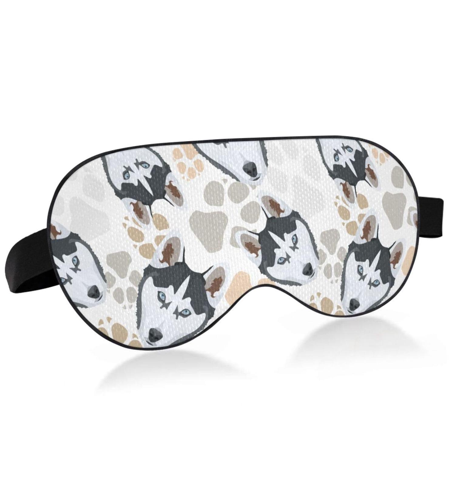 Lightweight Sleep Mask with Dog Paws - Adjustable Eye Cover for Men & Women | Perfect for Travel Naps & Sleep - Buy Online on GoSupps.com