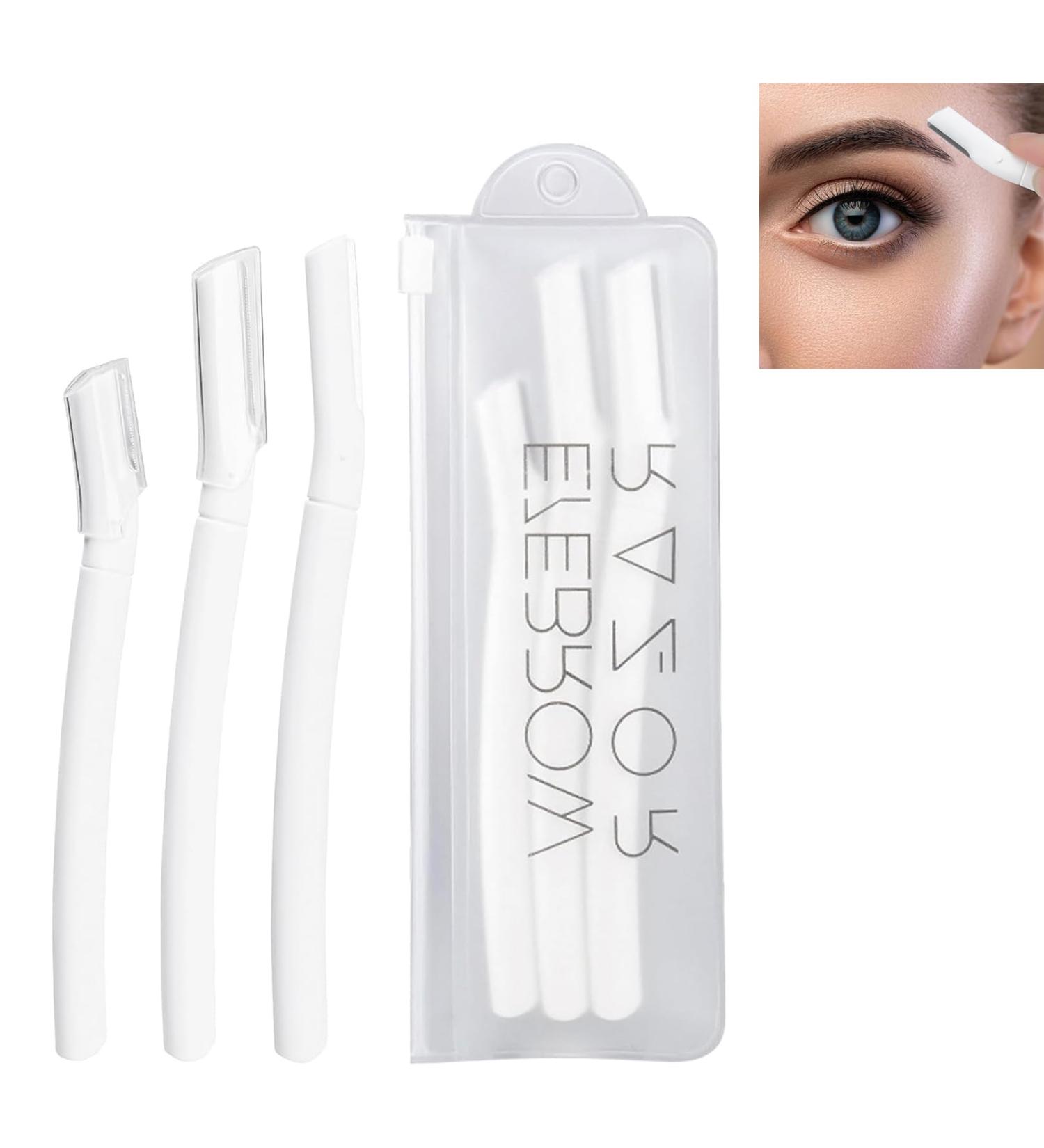 3 Pcs Eyebrow Razor Set for Women - Precision Eyebrow Shaper & Trimmer for Facial Hair Removal - Buy Online on GoSupps.com
