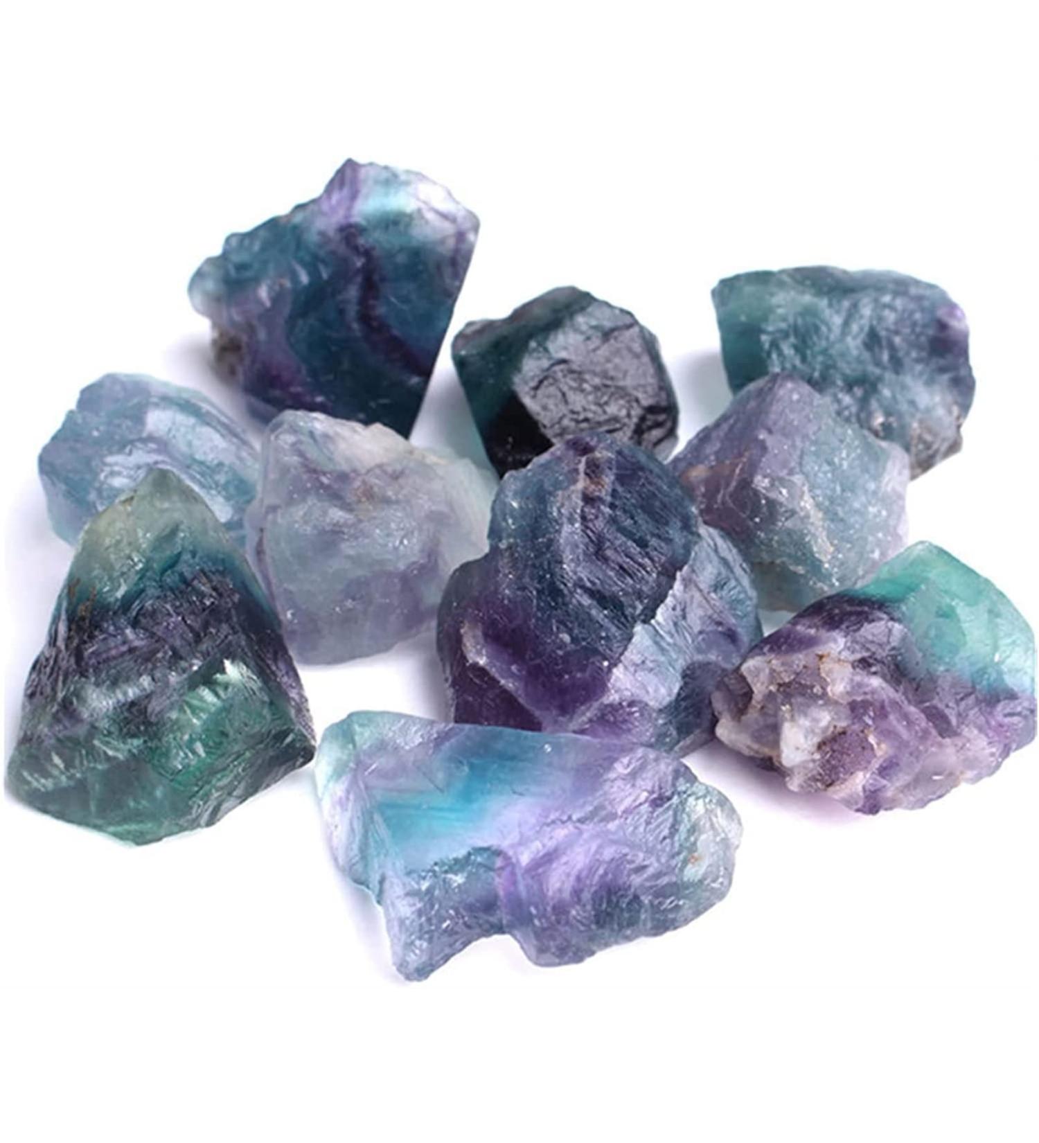 Natural Crystal Rough Minerals Stones Crystals Rough Minerals Gemstones Natural Rainbow Fluorite raw Stones for House Decoration Crystal Stones Decoration 3-5cm Random - Buy Online on GoSupps.com
