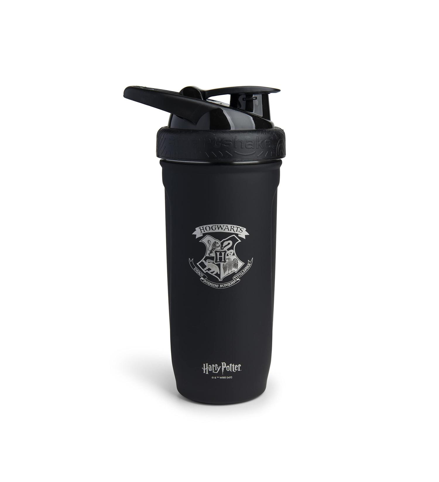 Harry Potter Hogwarts Crest Stainless Steel Shaker Bottle (30oz) | Leakproof BPA Free Sports Shaker - Buy Online on GoSupps.com