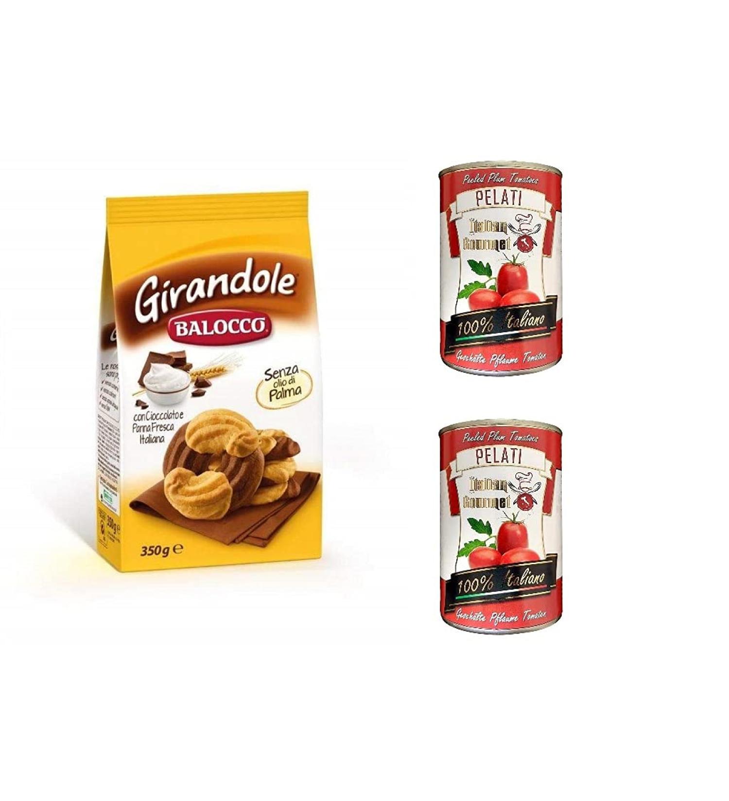  Italian Gourmet E.R. Balocco Pack of 2 tins of 100% Italian tomatoes with chocolate and cream 350g - Buy Online on GoSupps.com