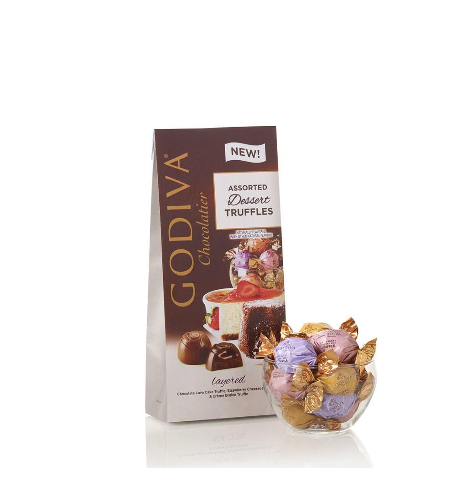 Godiva Assorted Chocolate Truffles Gift Box - 12 pc, 4.2 oz - Perfect Gift for Chocolate Lovers - Buy Online on GoSupps.com