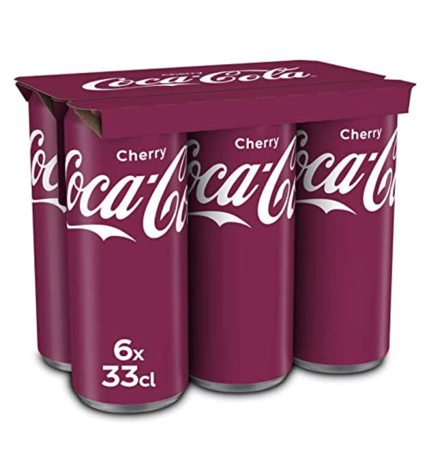 Coca Cola Cherry flavor, 6 x 33cl