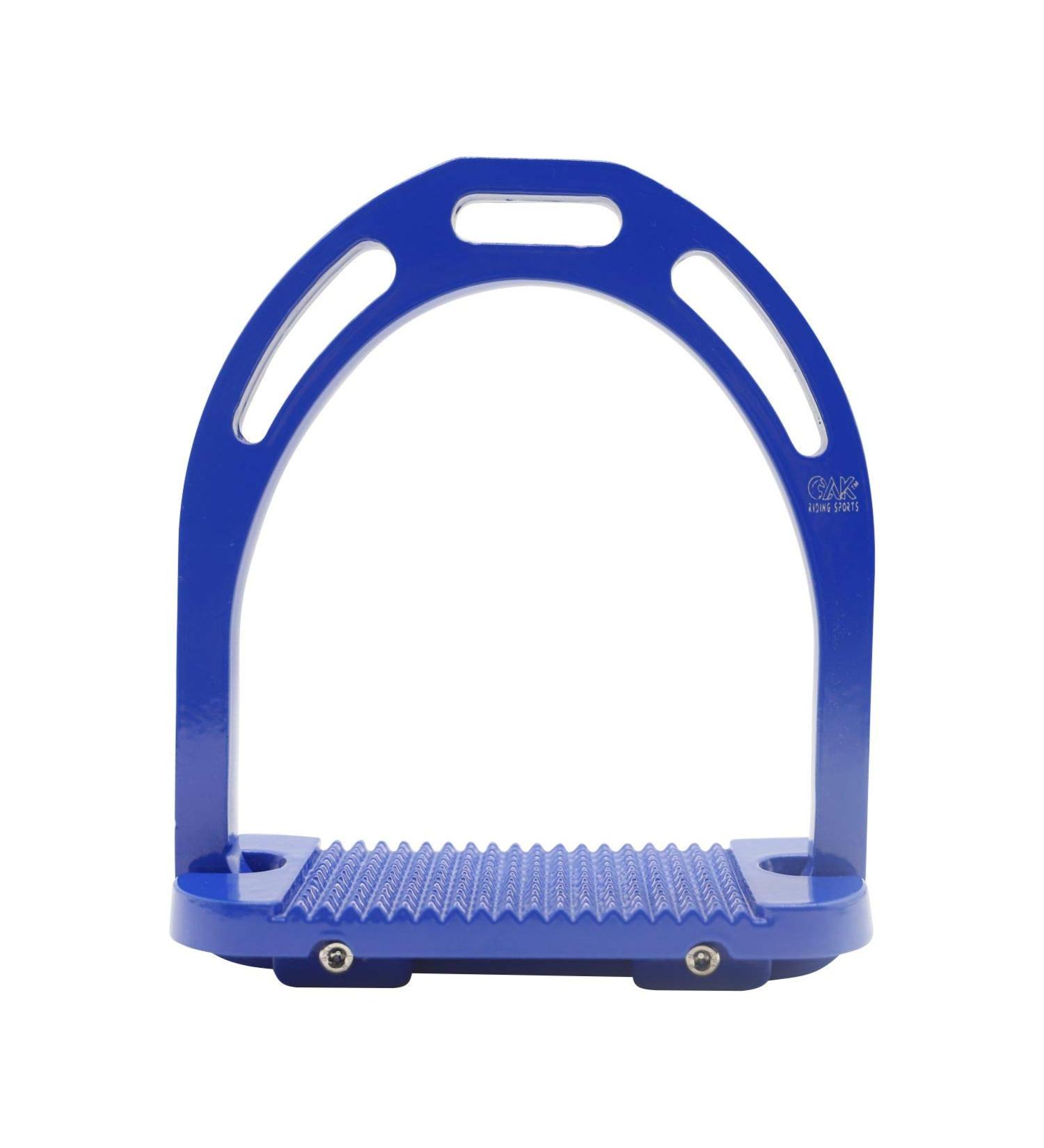 Buy AK Aluminum Stirrups - Coated Colors (11.9 cm Blue) | Durable 4.75 Inches for Equestrian Use - International Shipping - Buy Online on GoSupps.com