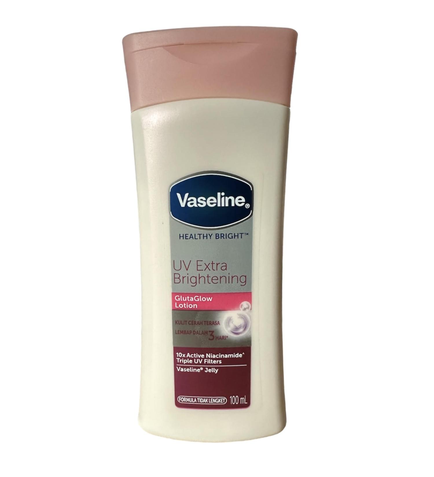Vaseline Healthy White Skin Lightening Lotion | Achieve Lighter Skin in 2 Weeks | 100ml - International Shipping Available - Buy Online on GoSupps.com