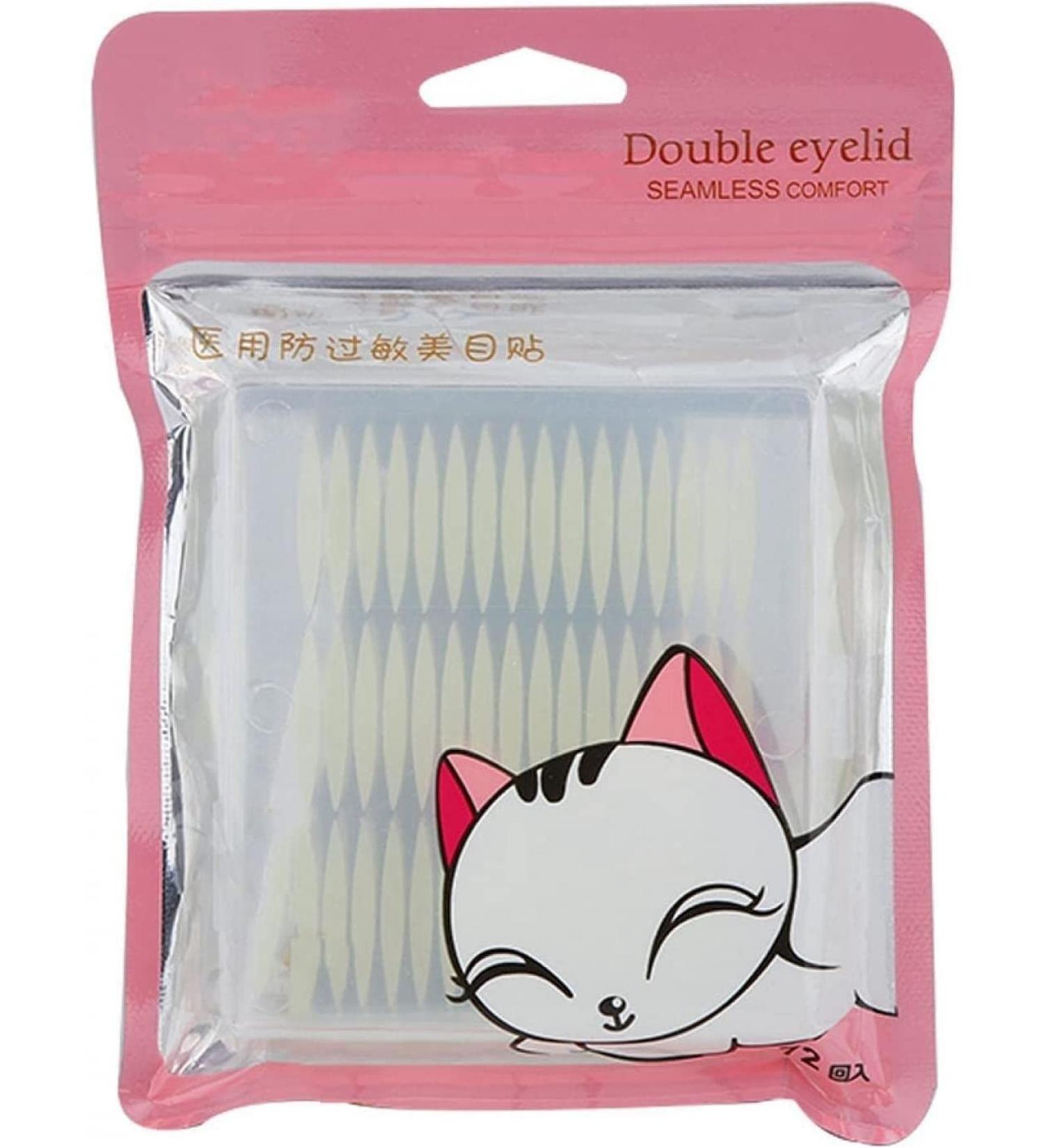 PULABO Double Eyelid Sticker Breathable 72 Pairs Adhesive Eyelid Tape Eyelid Tape Natural for People with Inner Double Eyelids Single-Fold Eyelid1303 Transparent Durable - Buy Online on GoSupps.com