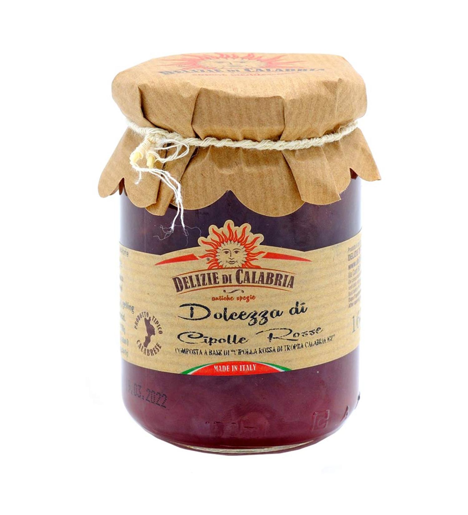  Delizie di Calabria Tropea Red Onion Jam IGP 160gr - Buy Online on GoSupps.com