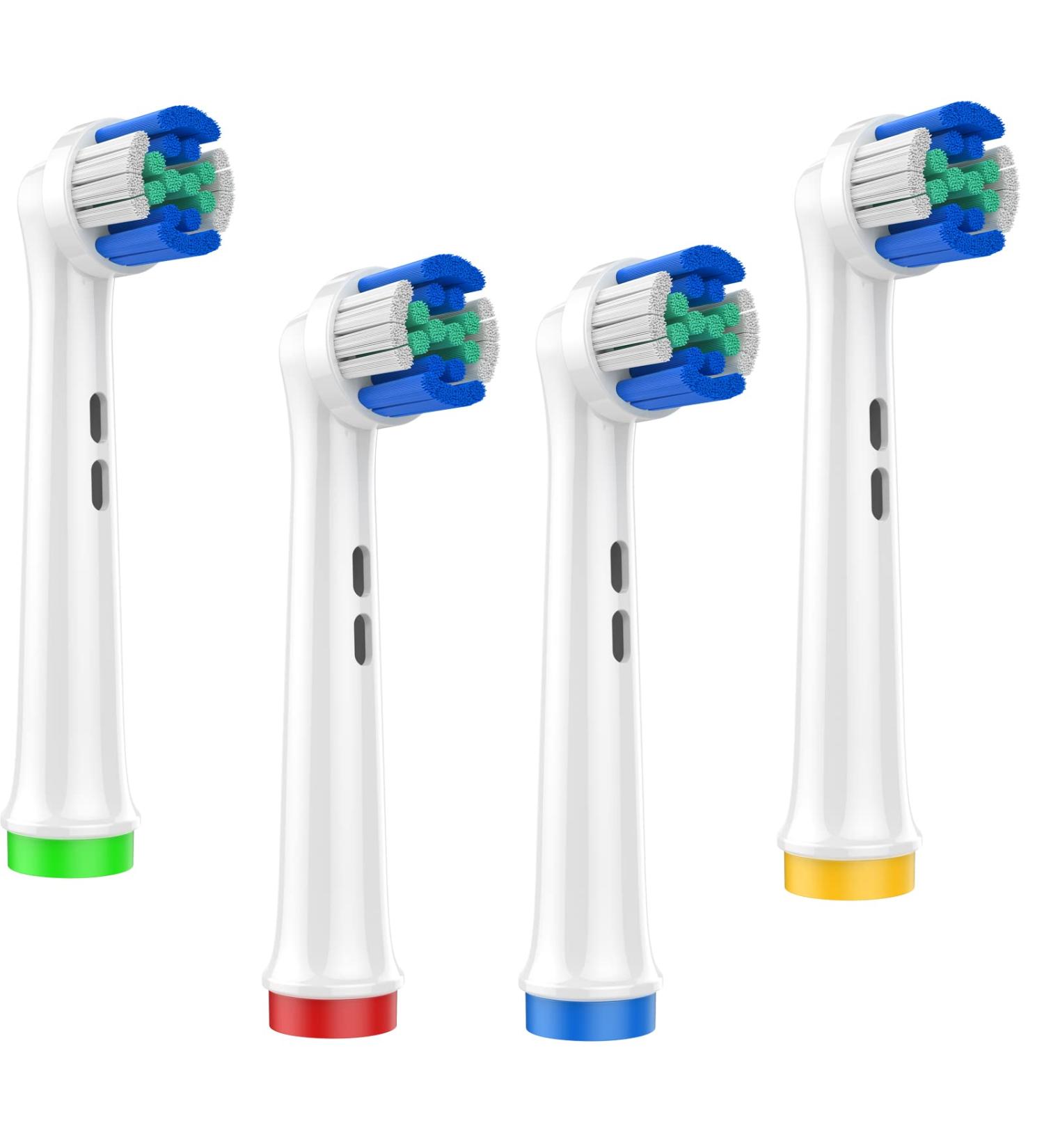 Oral B Compatible Toothbrush Replacement Heads - Precision Clean Brush Refills for Oral-B Genius & Sensitive Care - Fits Pro 1000/9600/5000/3000/8000 - White (WEB20X) - Buy Online on GoSupps.com