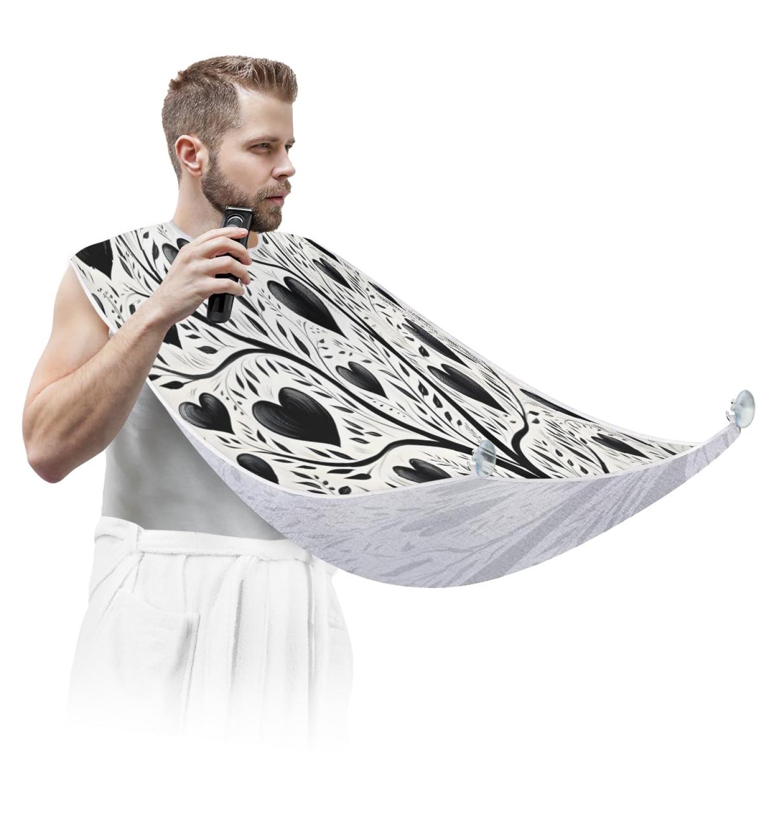 Love Tree Beard Bib Apron - Hair Catcher for Men | Perfect Father's Day & Christmas Gift for Dads & Husbands - Buy Online on GoSupps.com