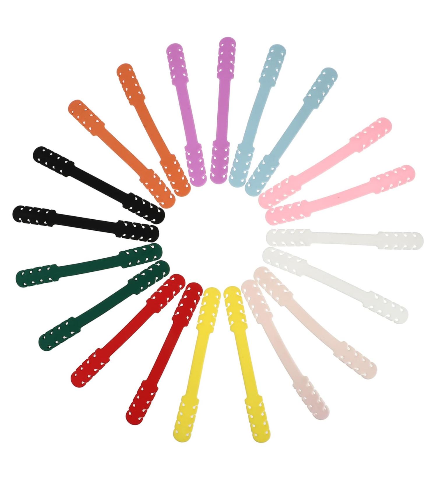 Fomiyes 20 Pack Mask Band Buckles - Silicone Ear Protectors & Anti-Strangulation Accessories for Comfortable Mask Wear - Buy Online on GoSupps.com