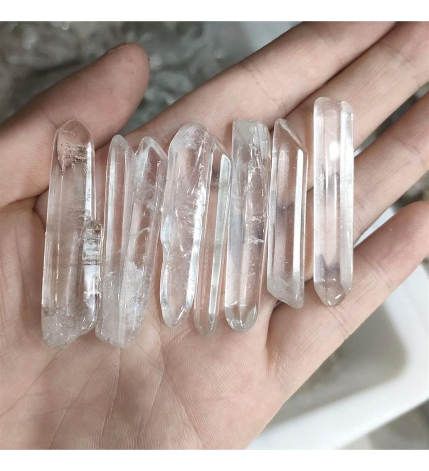 Crystal Rough 7pcs Natural Stone Crystal Specimen Clear Quartz Crystals Stones Health Stone Decoration NaturalReiki Decoration ERTEYIN - Buy Online on GoSupps.com