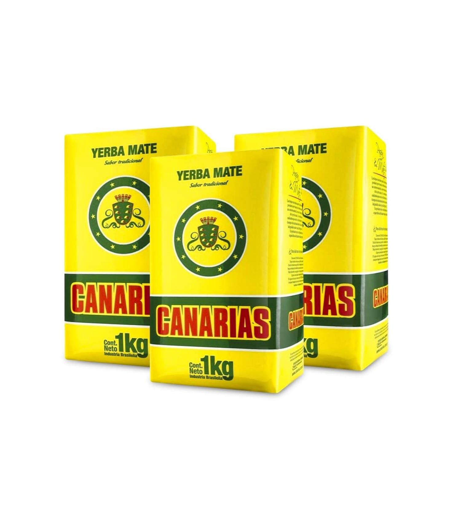  Qumir Canarias Yerba Mat Pack 1 kg 3 units Total of 3 kg of Yerba mat  - Buy Online on GoSupps.com