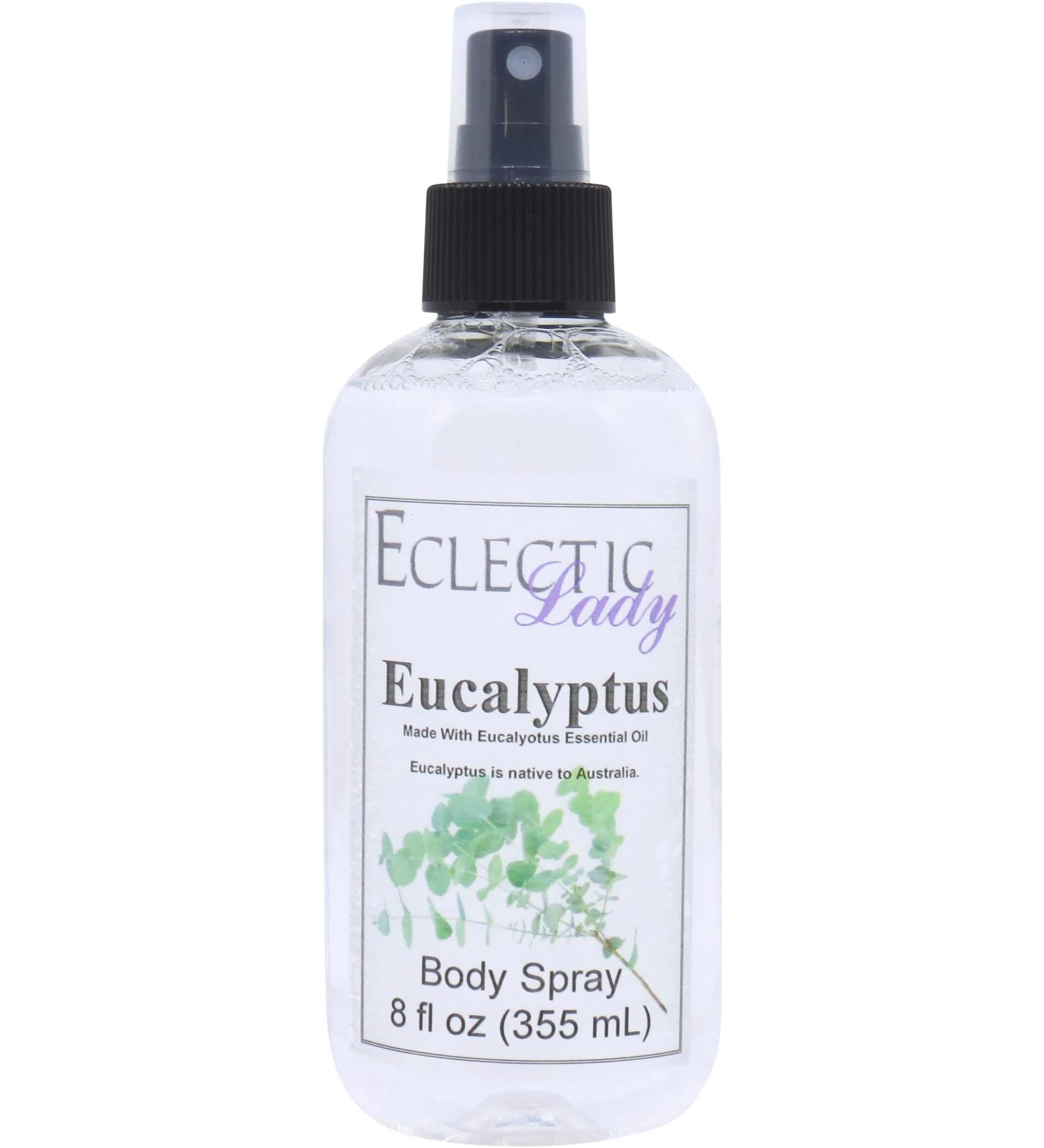 Eucalyptus Essential Oil Body Spray 8 ounces Body Mist for Women with Clean Light & Gentle Fragrance Long Lasting Perfume with Comforting Scent for Men & Women Cologne with Soft Subtle Aroma For 8 Fluid Ounces - Buy Online on GoSupps.com