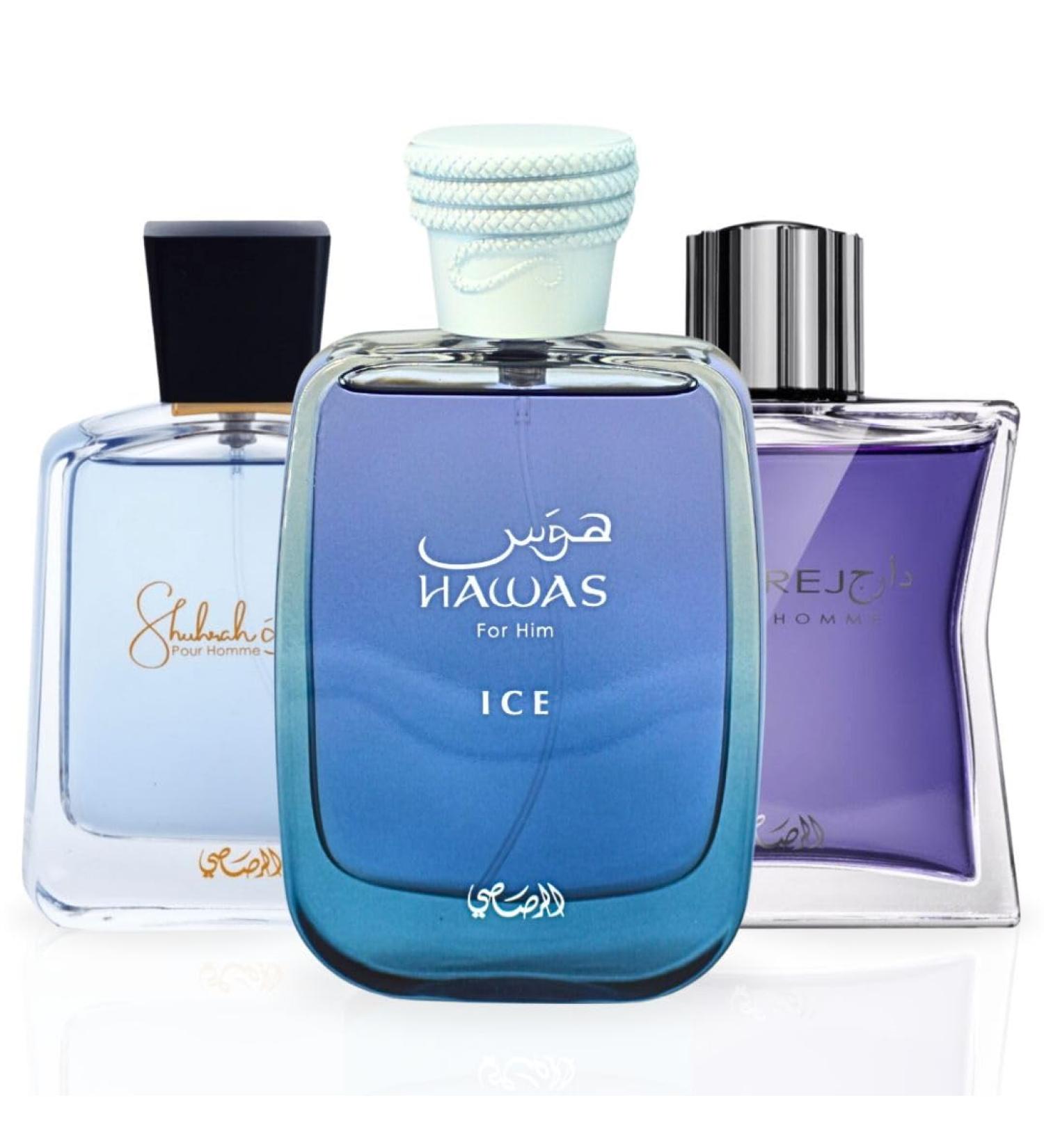 RASASI Hawas Ice Daarej Shuhrah - For Men EDP Sprays Elevate Your Aura With These Masculine Scents. (COLLECTION) - Buy Online on GoSupps.com