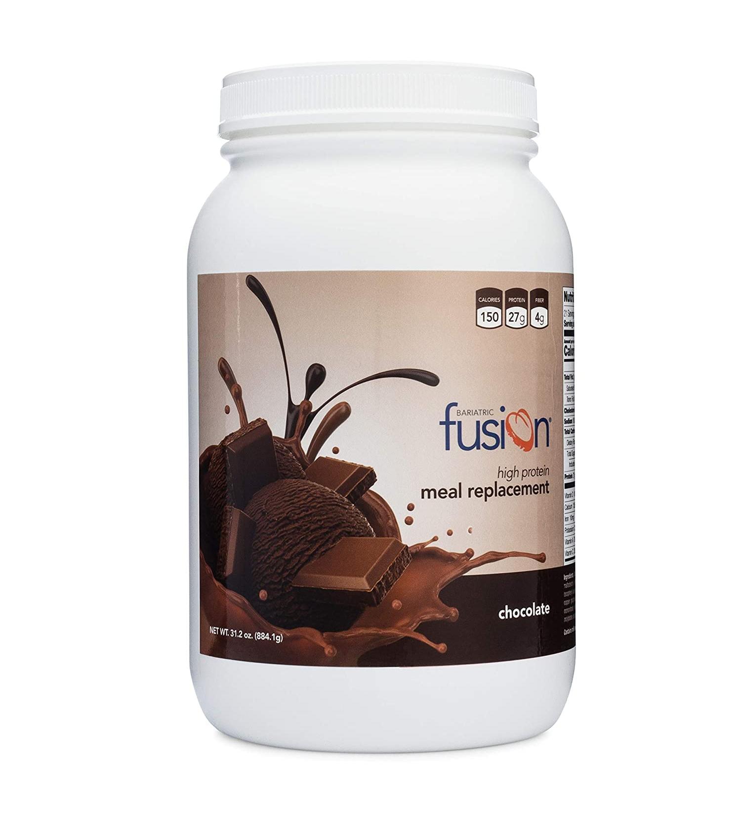 Bariatric Fusion Chocolate Meal Replacement 27g Protein Powder  21 Serving Tub for Bariatric Surgery Patients Including Gastric Bypass & Sleeve Gastrectomy - No Gluten  Aspartame or Sugar - Buy Online on GoSupps.com