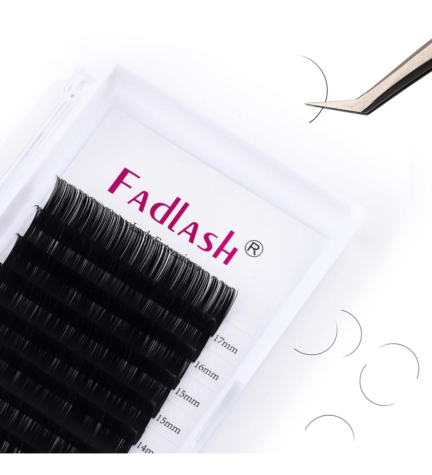 Professional Individual Classic Eyelash Extensions | 0.20mm C Curl Mix (9-17mm) Black Natural Lashes - Buy Online on GoSupps.com