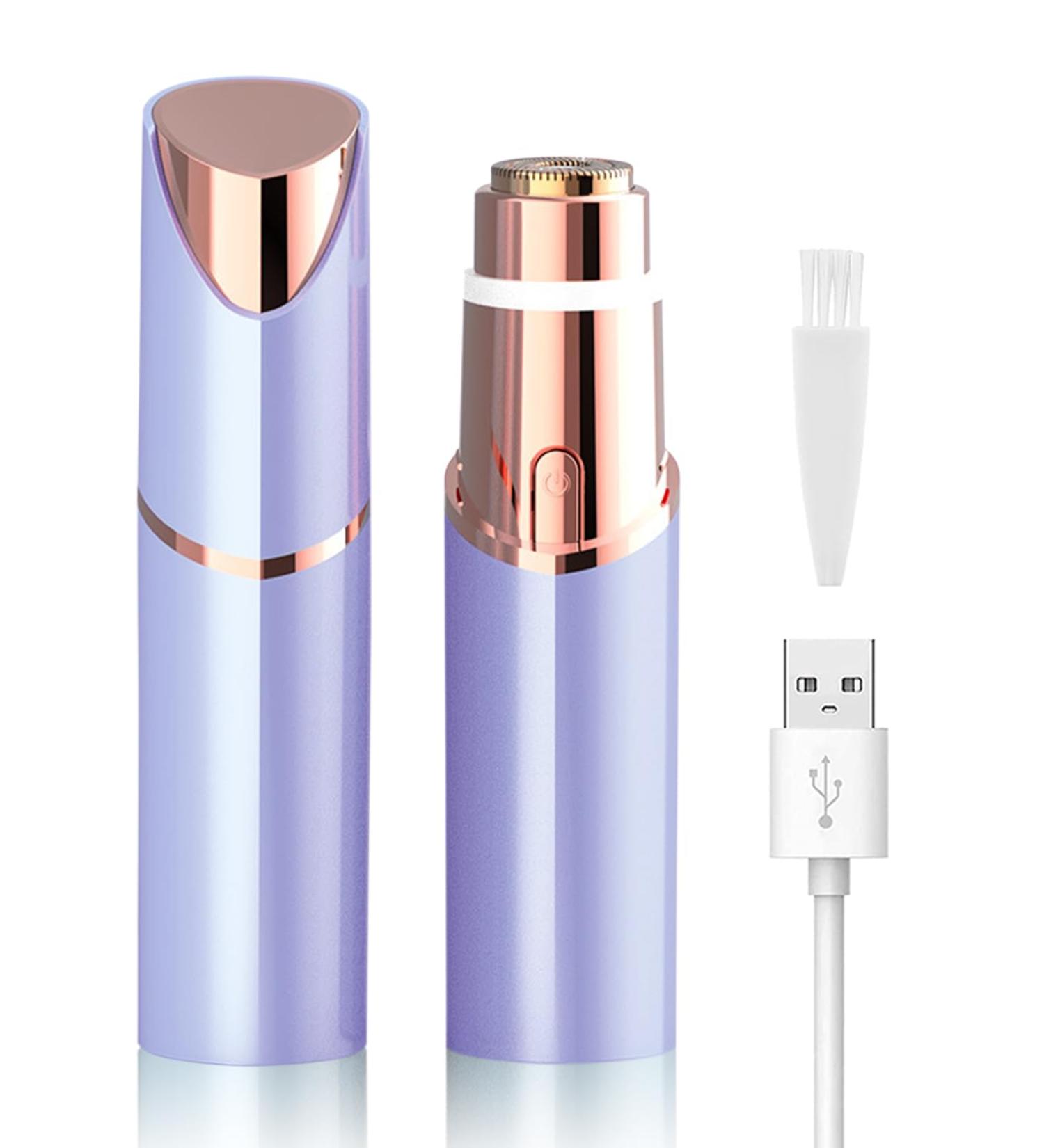 Portable Women's Facial Hair Removal Shaver - Electric Rechargeable Painless Bikini Remover for Smooth Skin Anytime - Buy Online on GoSupps.com