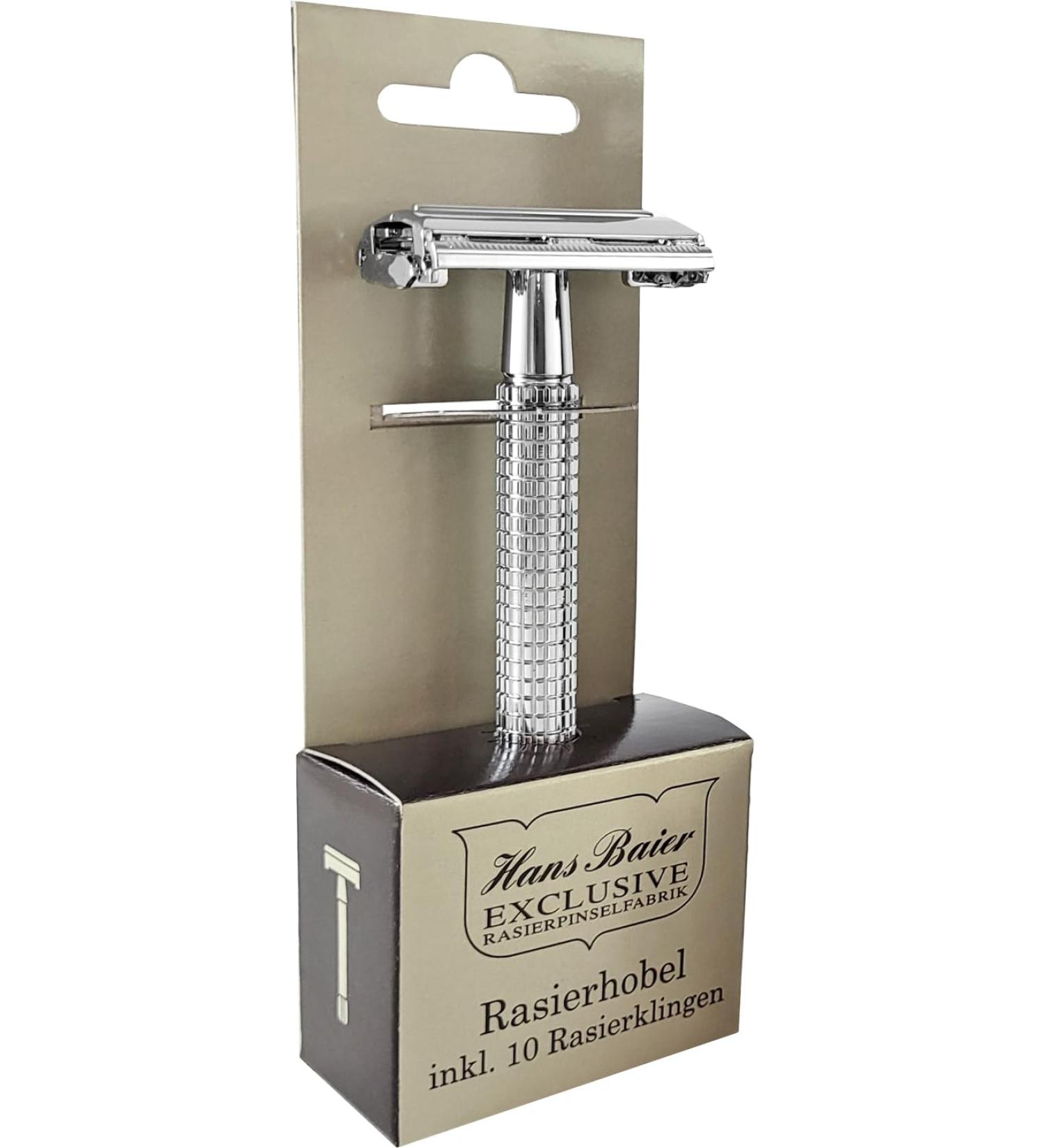 Hans Baier Butterfly Safety Razor Set with 10 Blades | Premium International Shipping - Buy Online on GoSupps.com