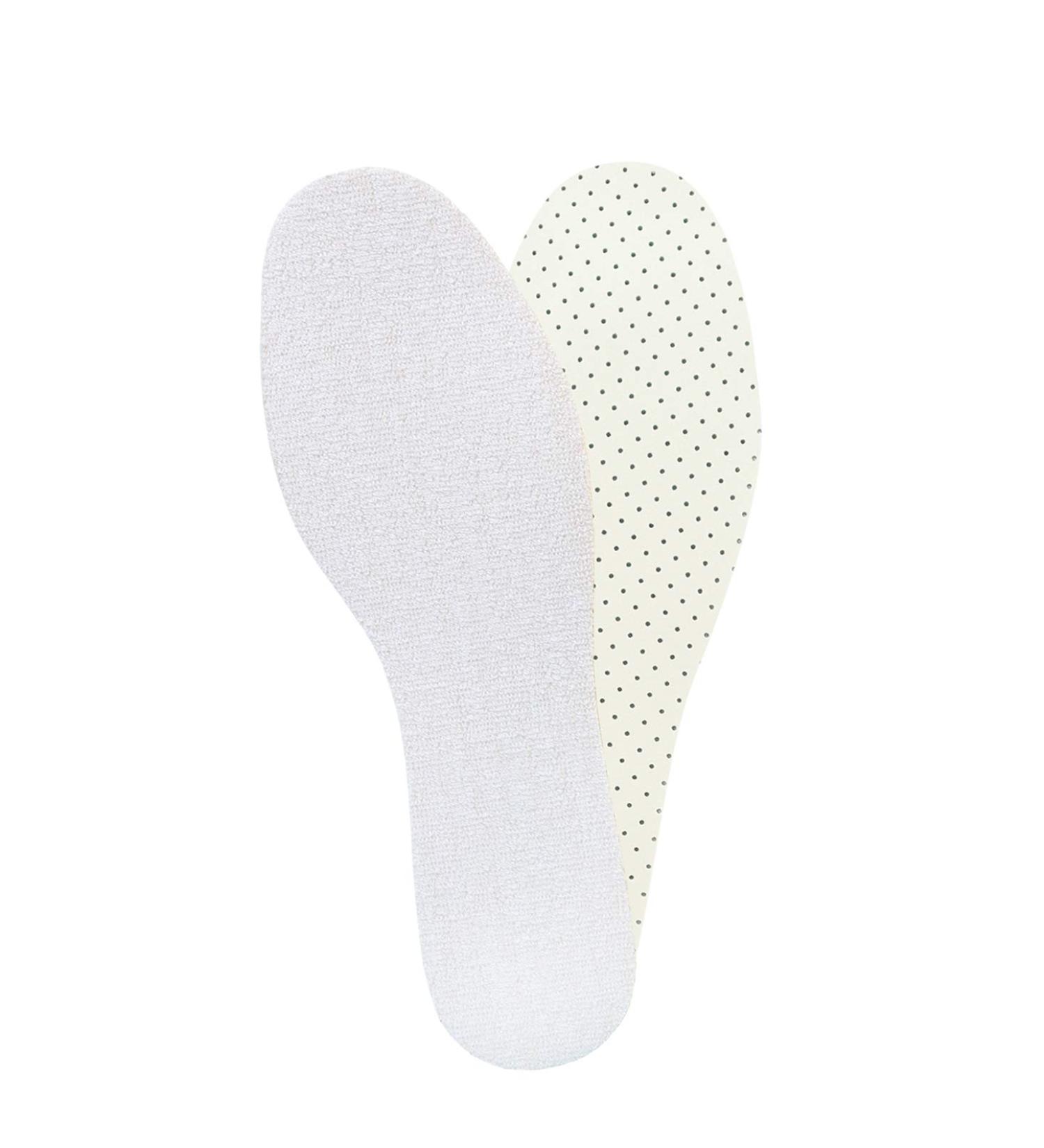 Comfortable Frotte Terry Cloth Shoe Insoles for Women | Hygienic & Fresh Summer Footwear - Kaps US 6 / EUR 37 - Buy Online on GoSupps.com