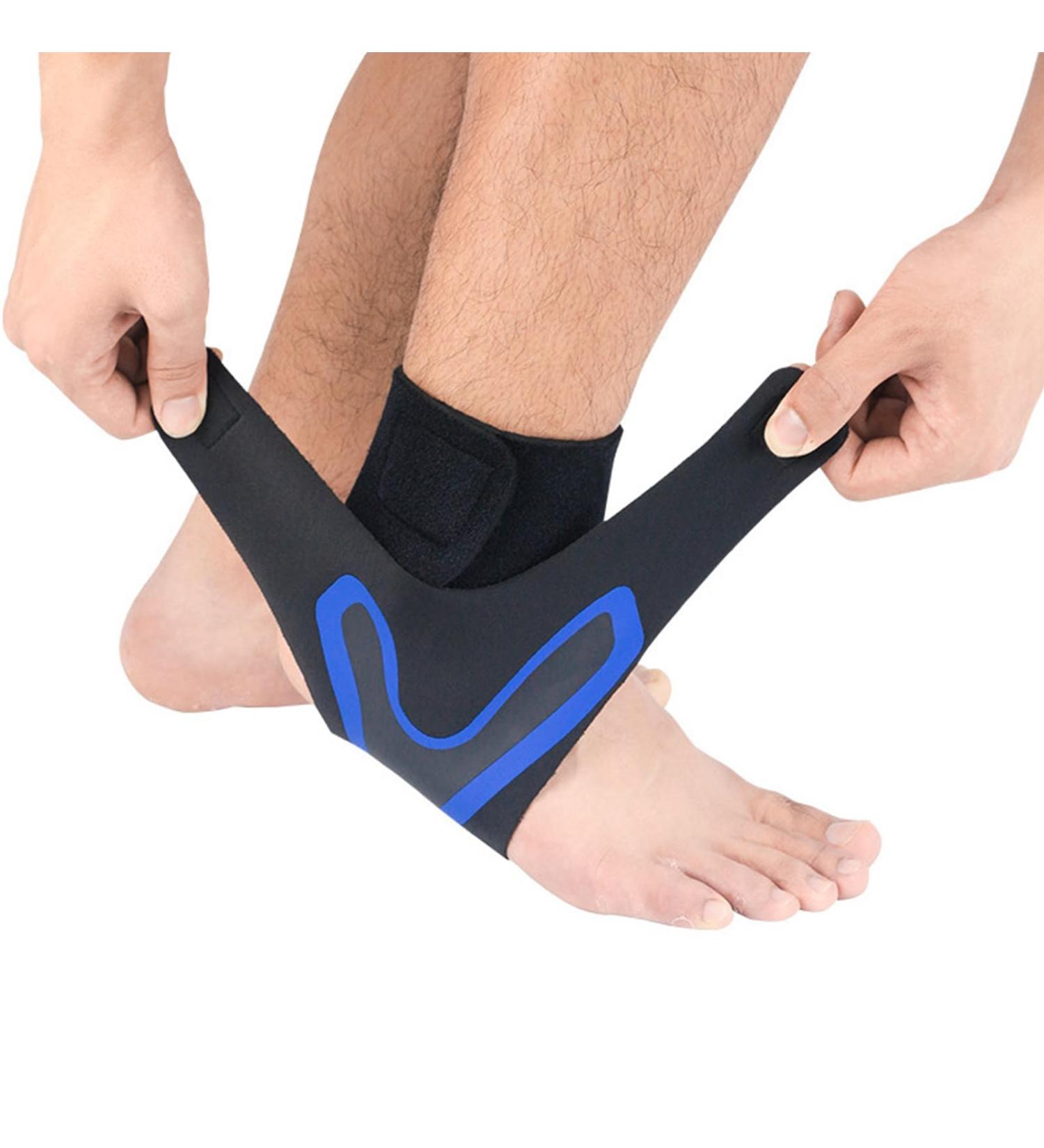 Neuben Fusswickel - Restore Plantar Fasciitis Foot Wraps & Ankle Bandage for Soccer/Football (Blue 2 Pair Size S EU 35-38) - Buy Online on GoSupps.com