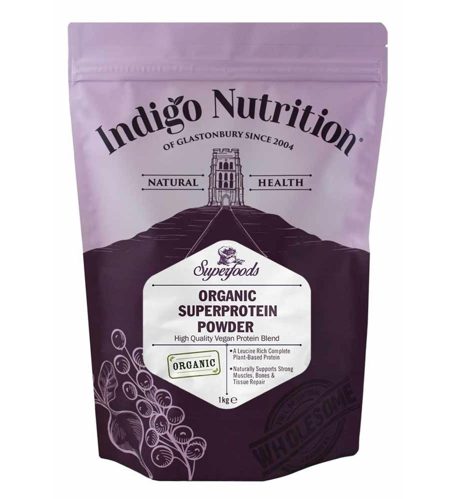 Organic Vegetable Protein Powder - Super Protein Mix - 1kg (Certified Organic) - Buy Online on GoSupps.com