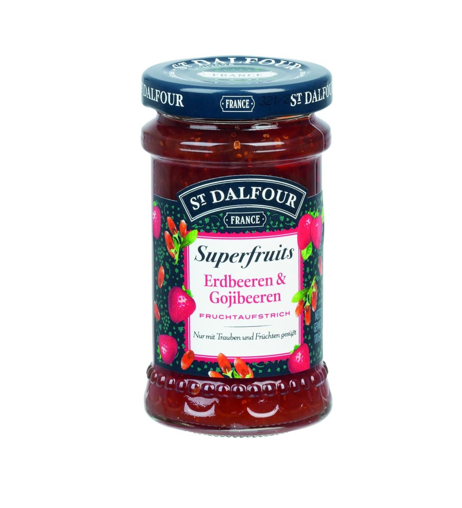 St. Dalfour Superfruits Strawberry Goji Berry Spread 6oz