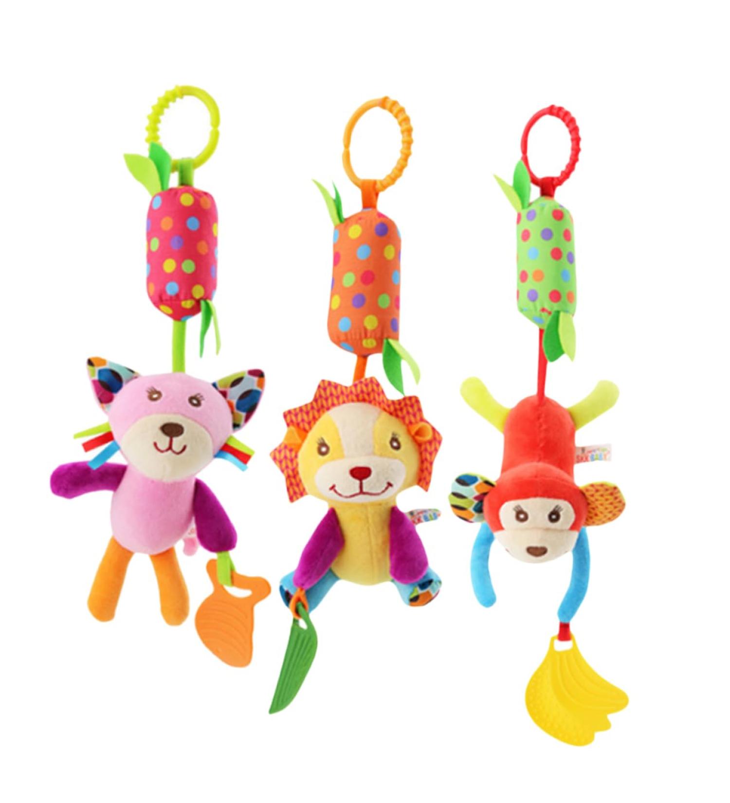 Shop Abaodam 3pcs Cartoon Toys - Rotating Bells & Multifunctional Bed Toys - International Shipping Available - Buy Online on GoSupps.com