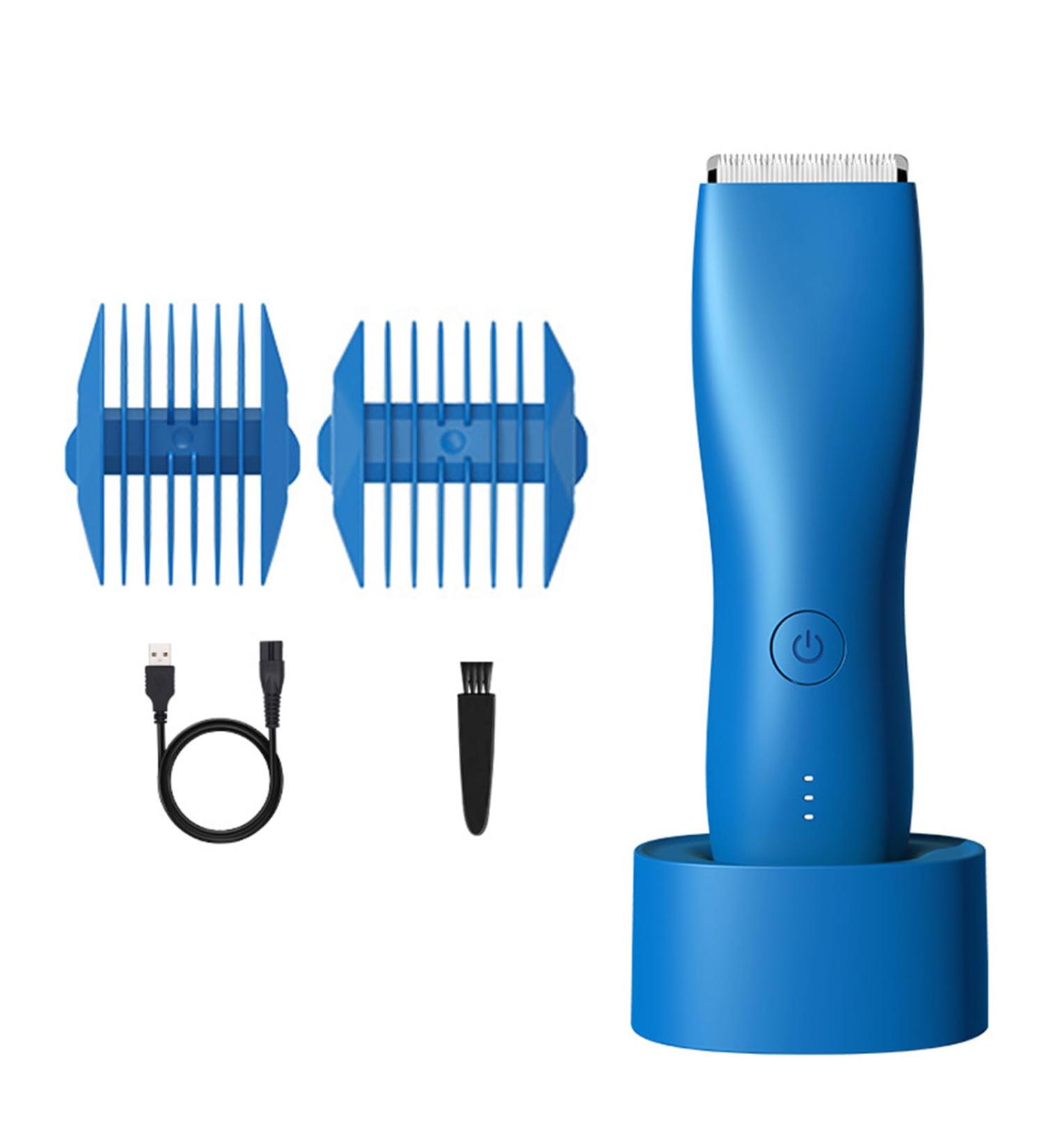 Electric Hair Removal Device Gentle Face Epilator for Men Women Rechargeable Trimmer Epilator Smooth Bikinis Trimmer Blue - Buy Online on GoSupps.com