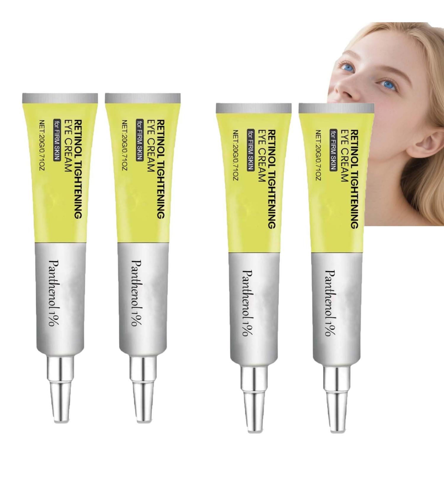 XINRAN Retinol Firming Eye Cream for Dark Circles Puffy Eyes Firming Under Eye Cream with Reduction of Fine Line Wrinkles Moisturizing Eye Care for Men and Women 4 4 Pieces - Buy Online on GoSupps.com