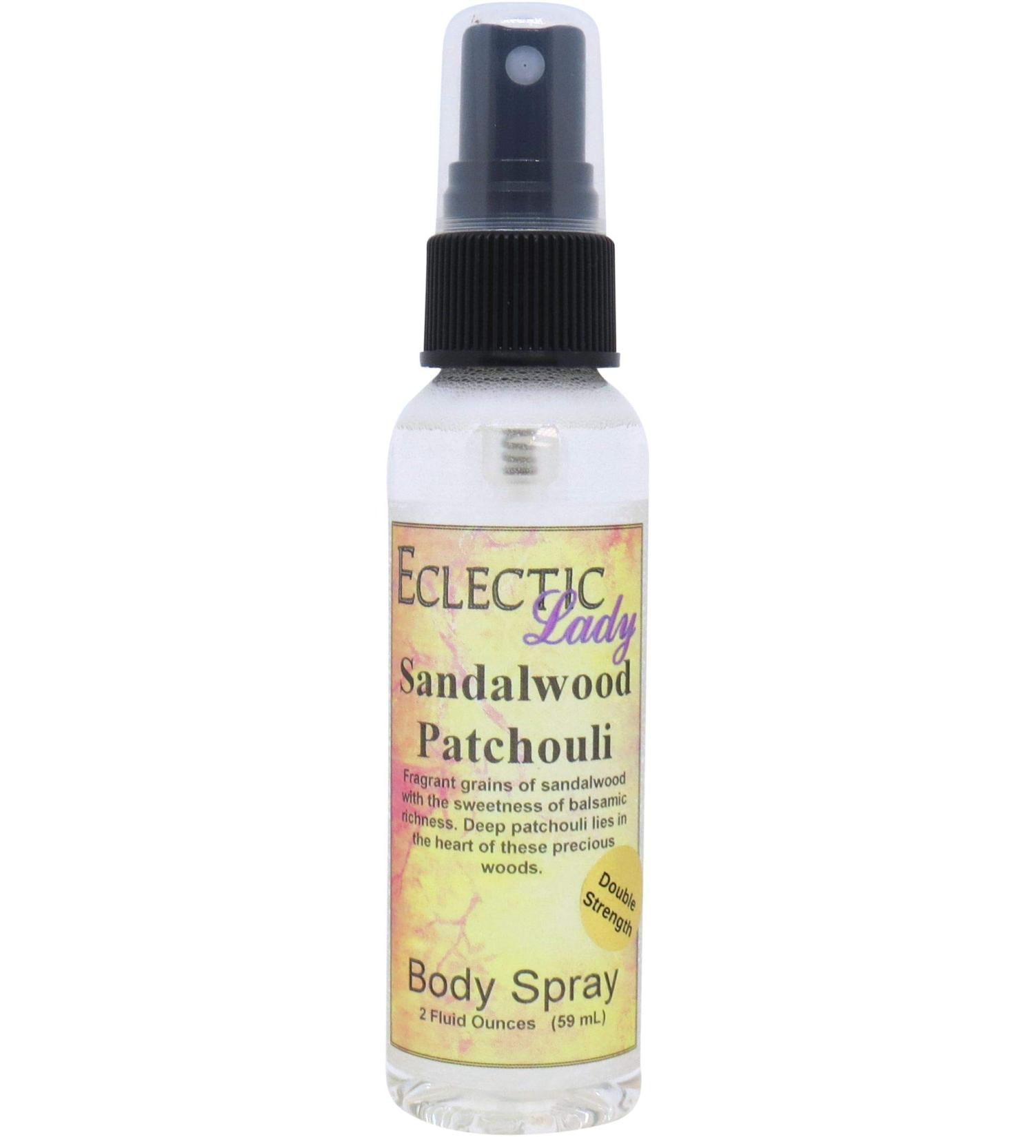 Sandalwood Patchouli Body Spray Body Mist for Women with Clean Light & Gentle Fragrance Long Lasting Perfume with Comforting Scent for Men & Women Cologne with Soft Subtle Aroma For Daily Use Double Strength 2 Fl Oz (Pack of 1) - Buy Online on GoSupps.com