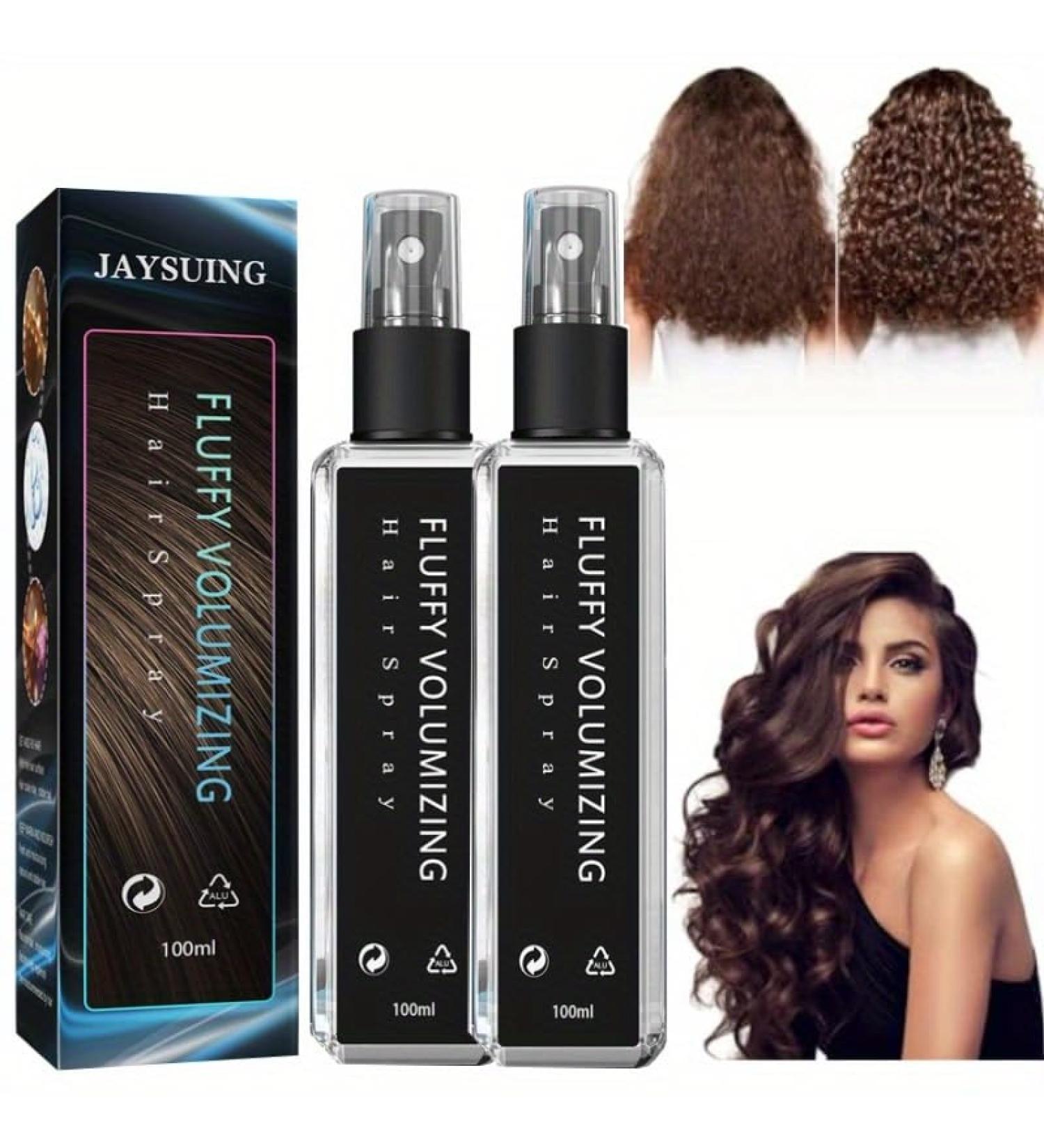 Natural Plant Protein Hair Thickening Spray Styling Gel & Hairspray Long Lasting Bright Non Greasy Non Sticky Instant Volumizing Hair Spray Fluffy Volume Lift Hair Spray for Women Men - Buy Online on GoSupps.com