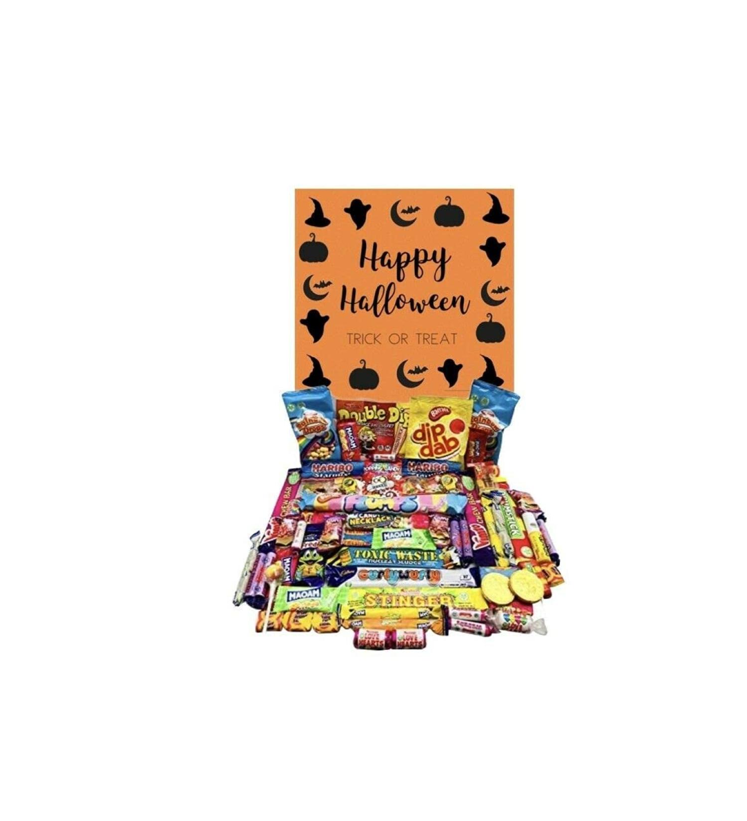 Halloween Pick N Mix Ultimate Retro Sweet Box Candy Hamper - Buy Online on GoSupps.com