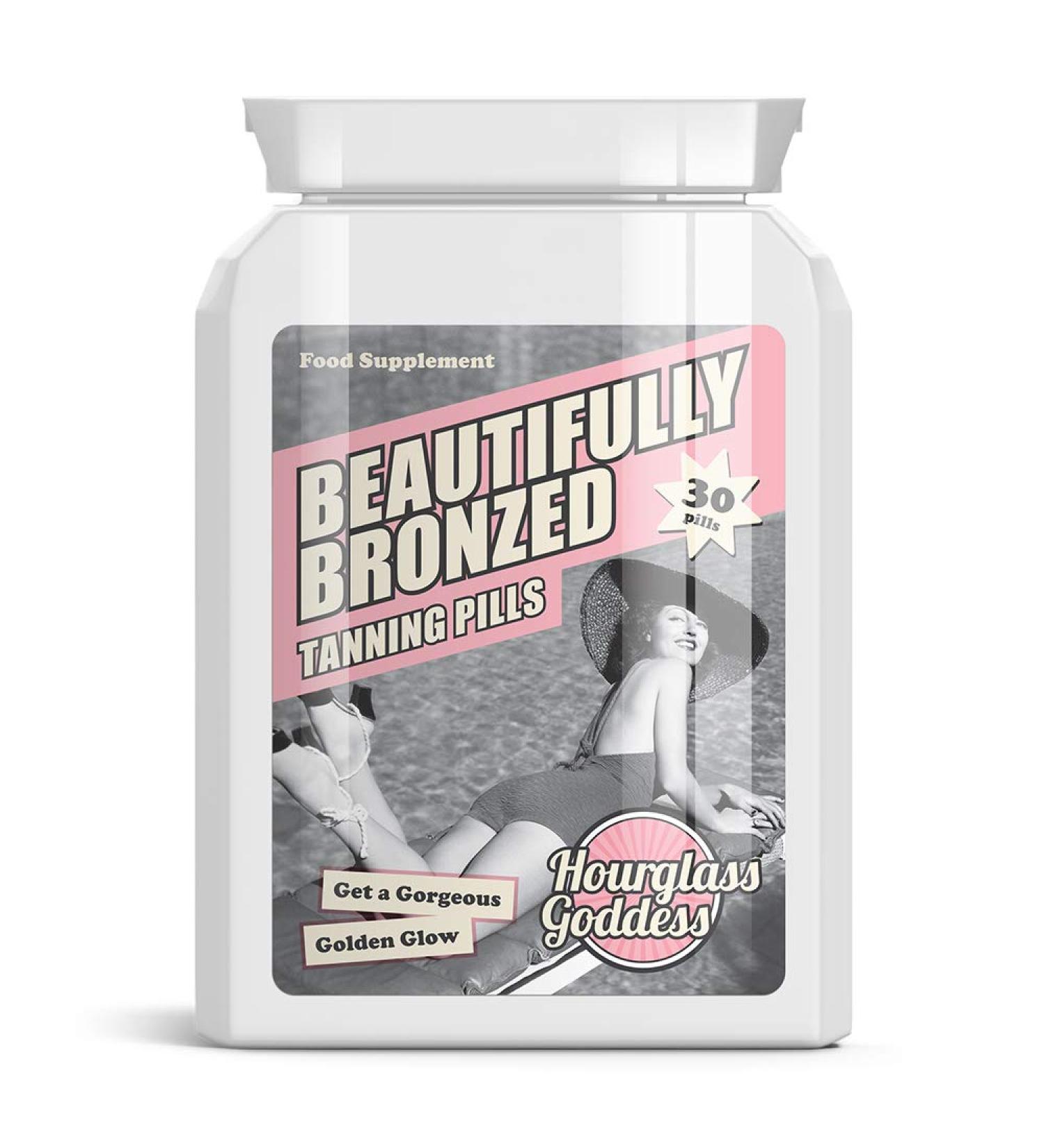 HOURGLASS GODDESS BEAUTIFULLY BRONZED TAN TABLET SUNLESS TANNING BIKINI BODY