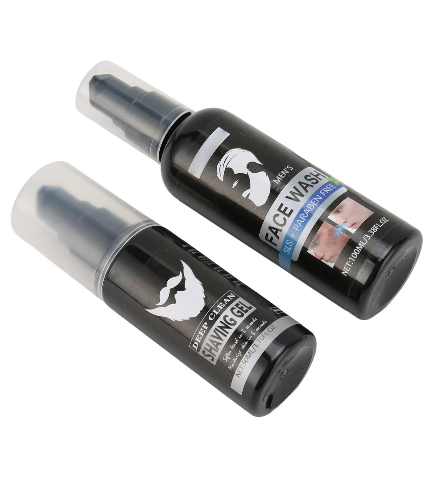 Moisturizing Beard Gel with Plant Extracts for Men - Gentle Facial Cleaner & Refreshing Face Wash - 50ml & 100ml | International Shipping - Buy Online on GoSupps.com