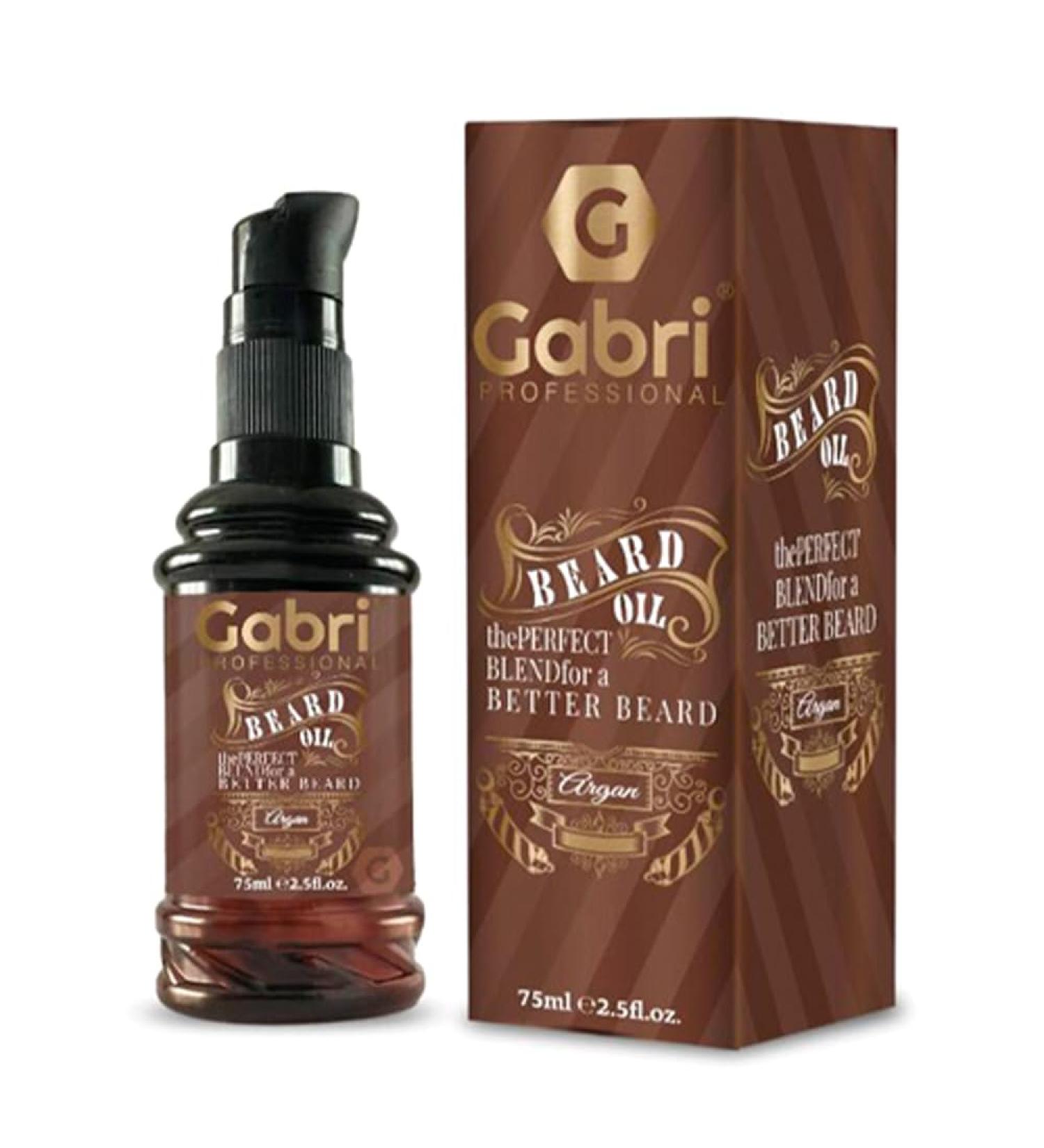 Gabri Beard Oil 75ml | Beard Oil | Enriched with Nutrition | Use the Power of Care with this Premium Beard Care Oil for a Healthy and Shiny Beard - Buy Online on GoSupps.com