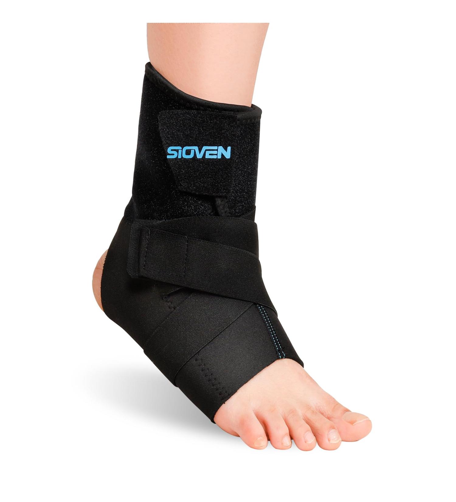 Ankle Brace Support for Sprains & Injuries | Breathable Super Elastic Sleeve for Men & Women - Fast International Shipping - Buy Online on GoSupps.com