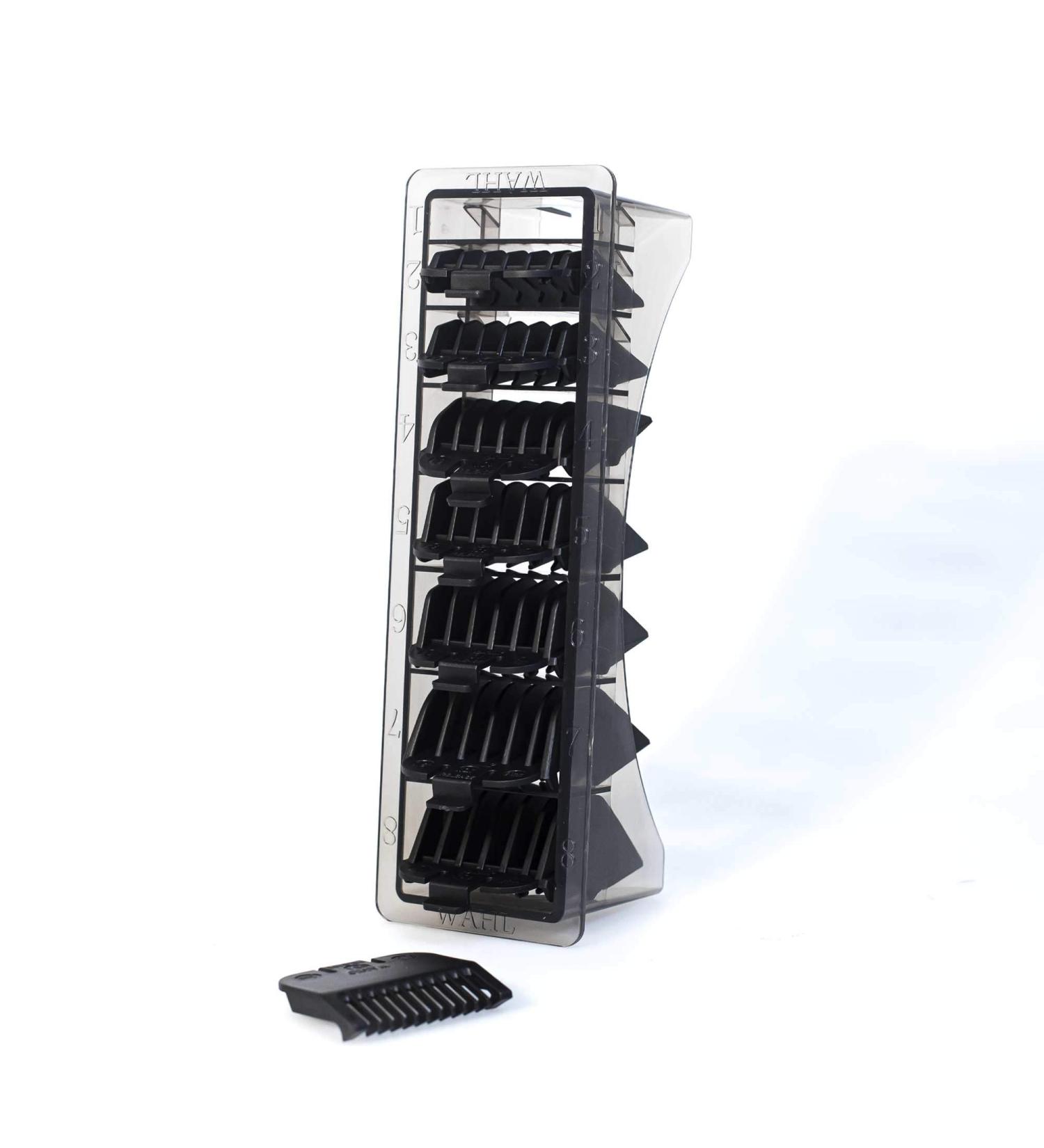 Wahl Plastic Comb Attachments Set of 8 for Multi Cut Clippers - Durable, Easy to Organize, Black - Buy Online on GoSupps.com