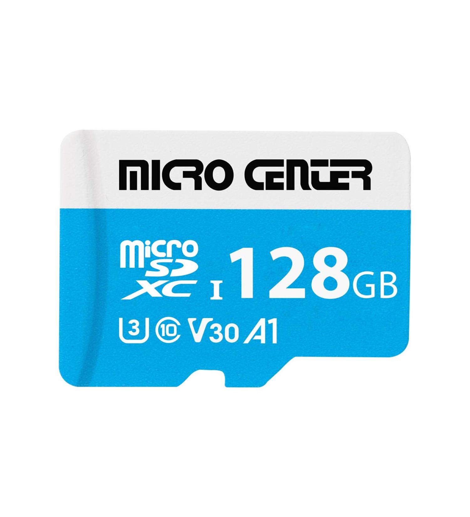 Micro Center 128GB microSDXC Card - Nintendo Switch Compatible - UHS-I C10 U3 V30 - 4K UHD Video - A1 Flash Memory Card with Adapter - Buy Online on GoSupps.com