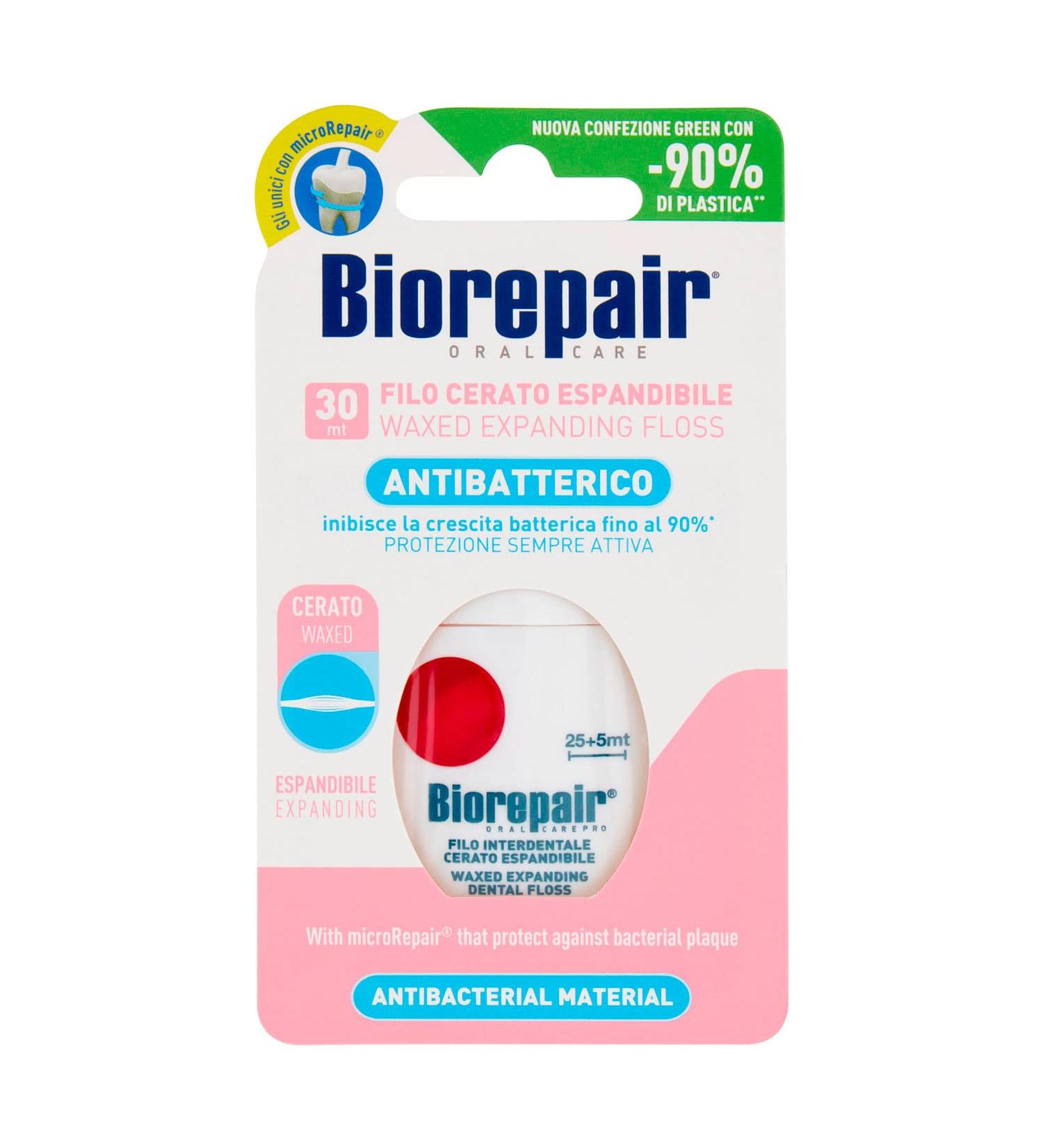 Biorepair Cerato Expandable Interdental Filament - Gentle Cleaning 25 + 5 m | International Shipping Available - Buy Online on GoSupps.com