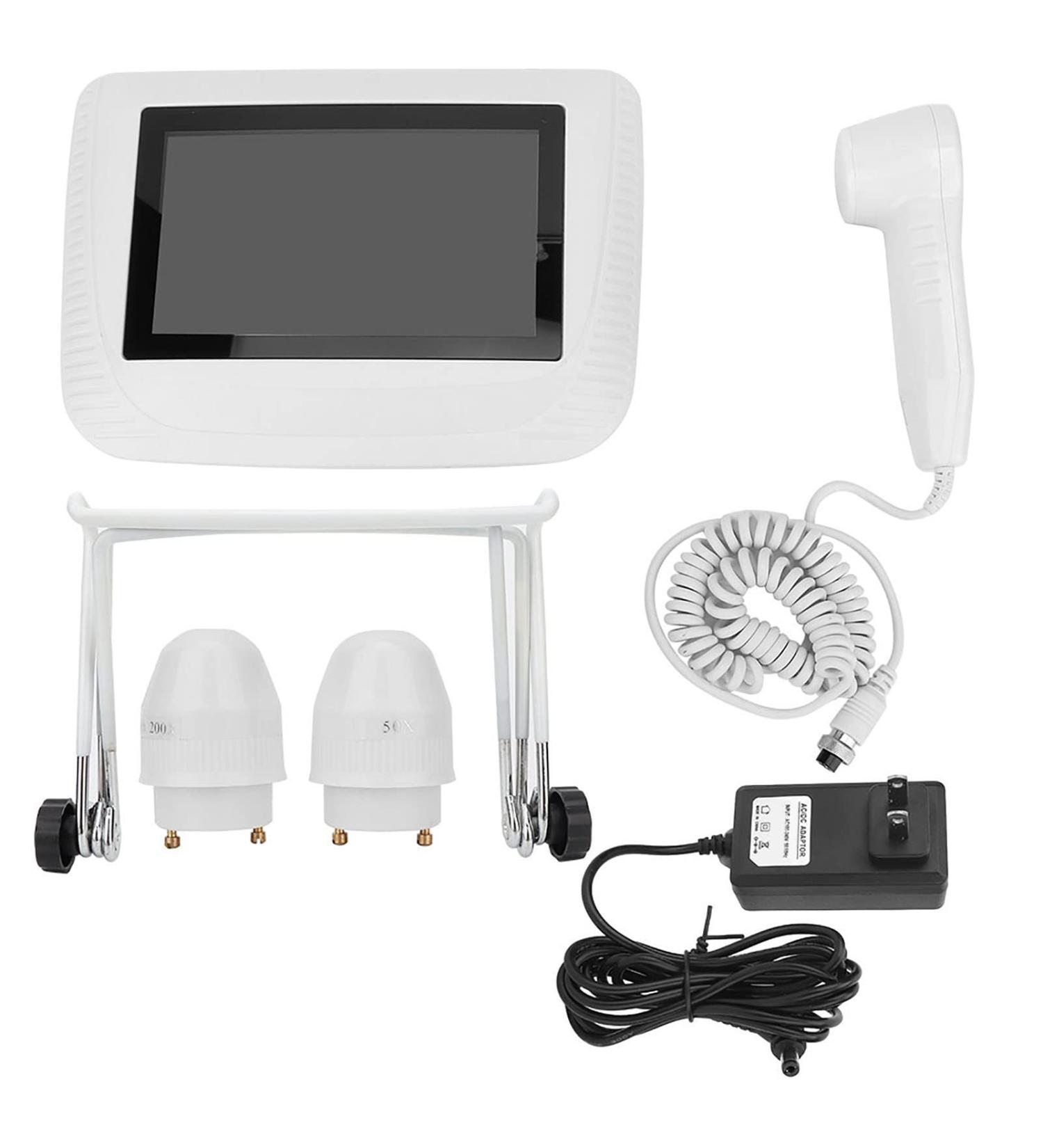 5-Inch Skin & Hair Analyzer | Hair Scalp Detector with Magnifying Glasses | Rechargeable & Intuitive Skin Detection - Shop Now - Buy Online on GoSupps.com