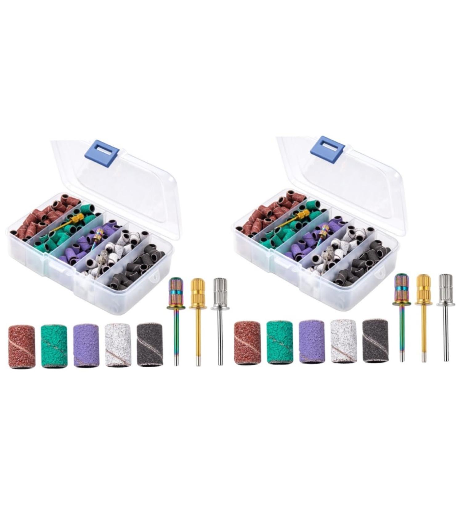 Healeved 2 Sets Nail Polish Set Drill Bits for Nails Manicure Tools Nail Kits Nail Grinding Professional Nail Drill Nail Bits Nail Drill Bits Sanding Bands for Nail Drill Nail Tools Alloy - Buy Online on GoSupps.com