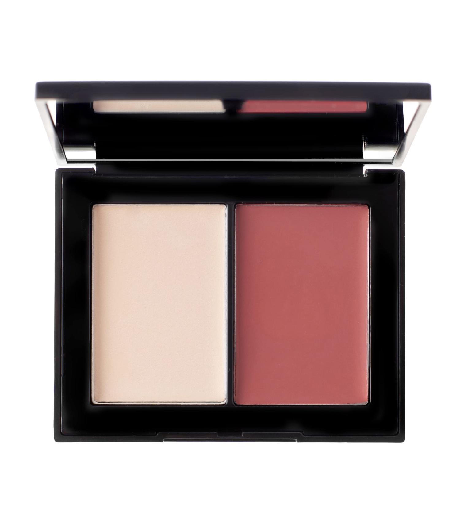 Belle Beauty Blush & Bashful Cream Blush and Highlighter Duo - Blossom 0.19 oz - Natural & Paraben Free - Buy Online on GoSupps.com