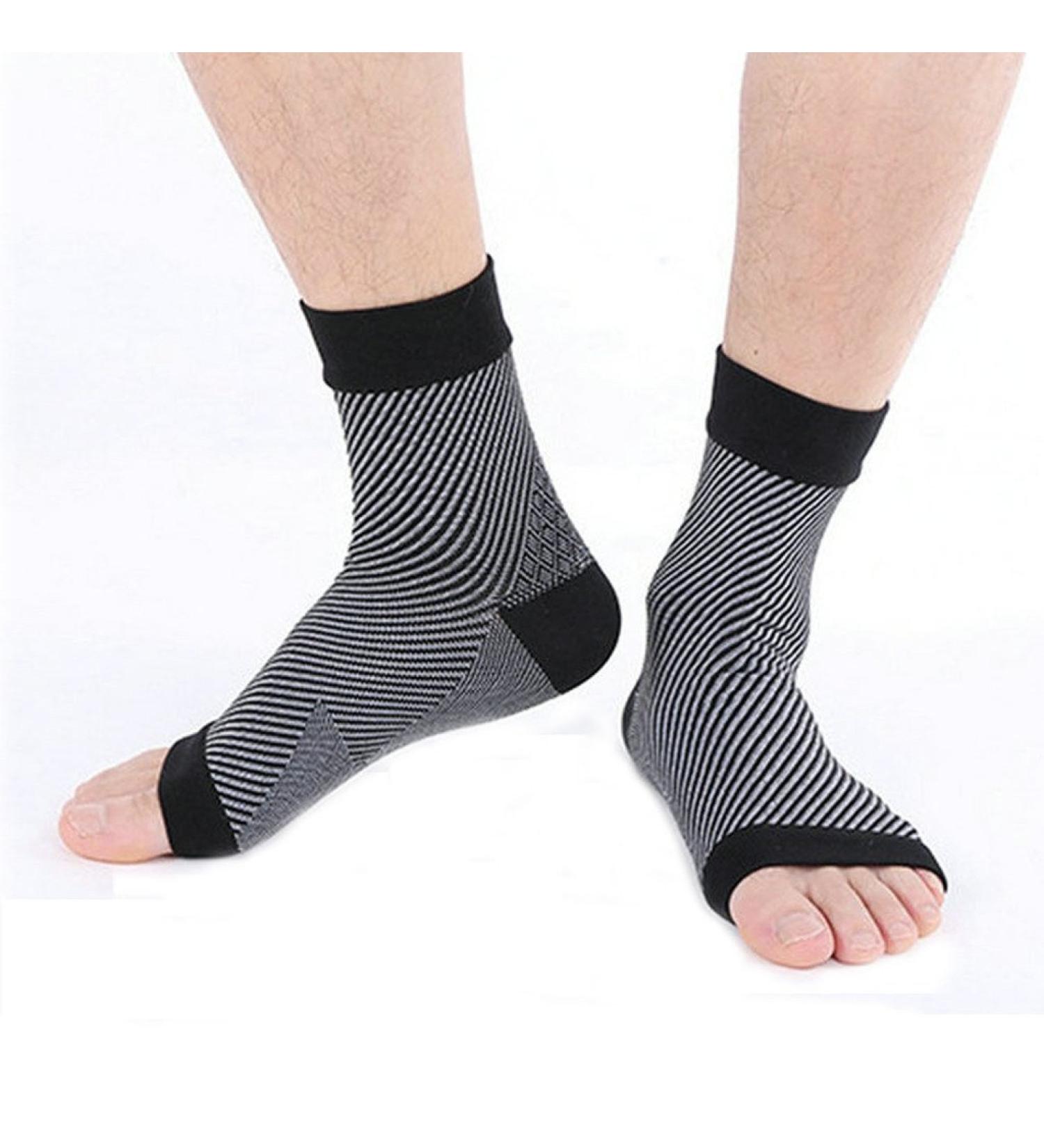 Hmilydyk Compression Socks for Plantar Fasciitis | Heel & Foot Support for Men & Women | Gray L-XL - International Shipping Available - Buy Online on GoSupps.com