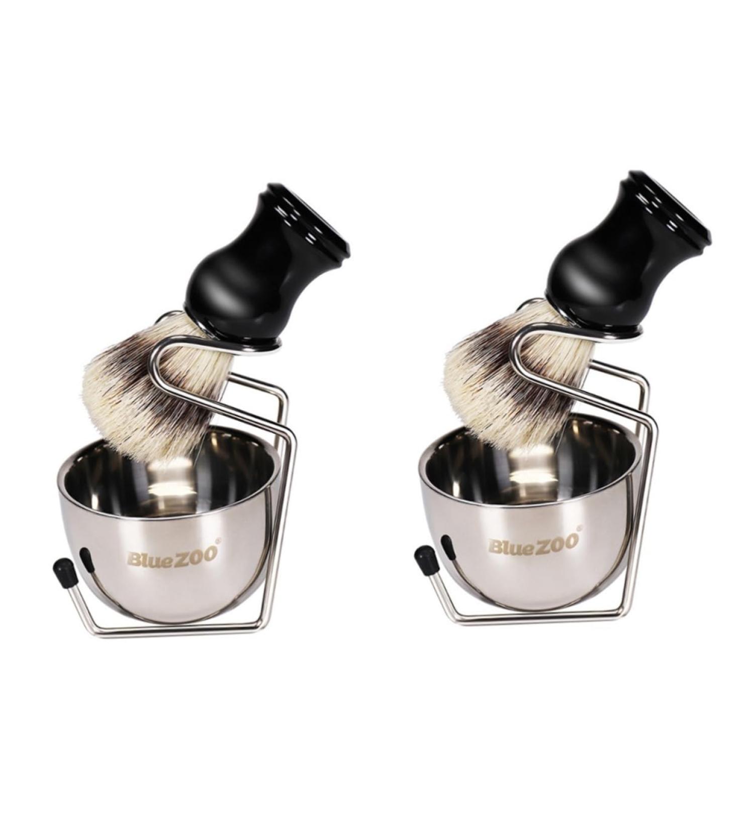 Minkissy Manual Brush for Men | Beard Cleaning Brush & Face Cutting Board | Mustache Grooming Tools for Men - Buy Online on GoSupps.com