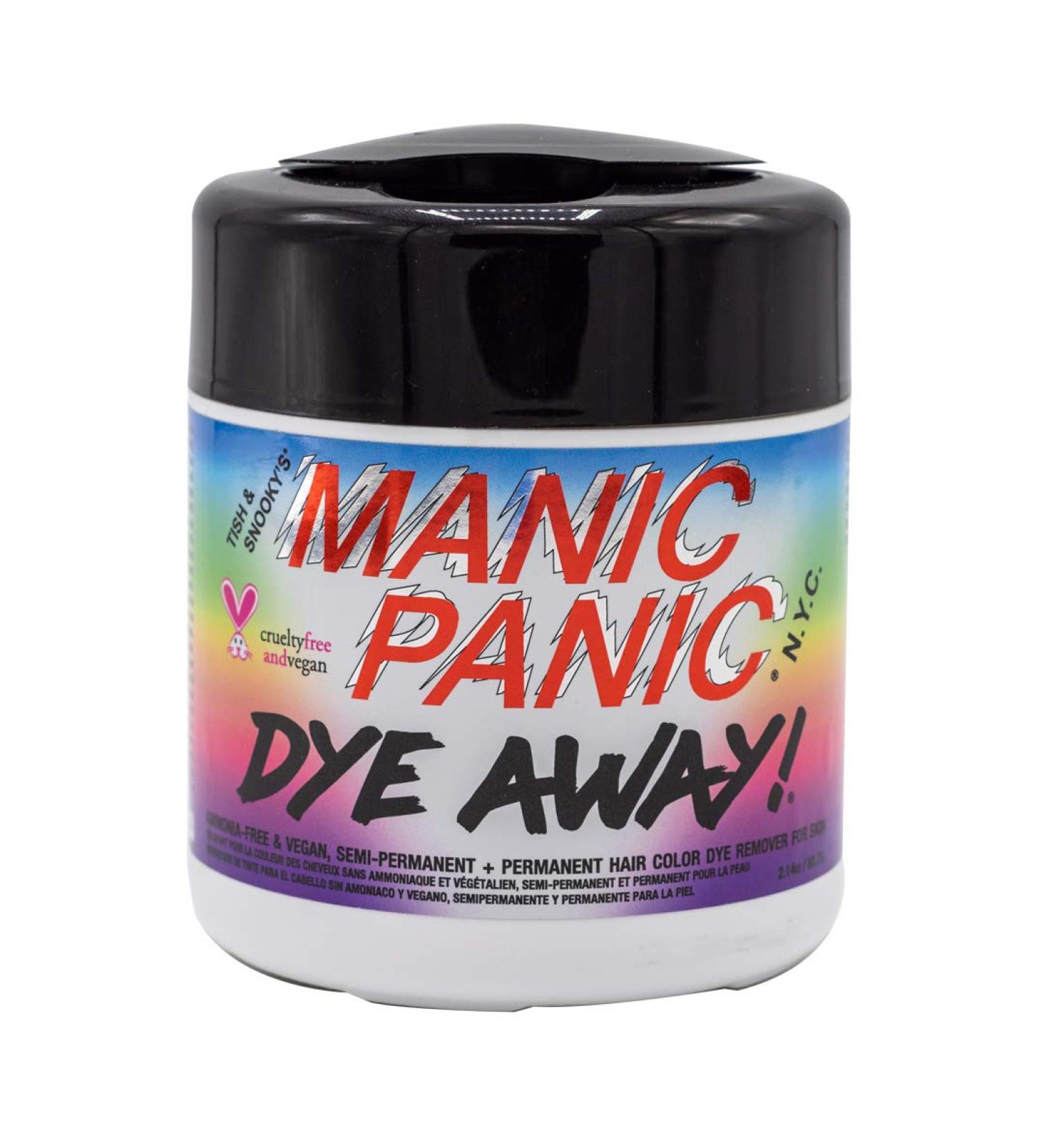 Manic Panic Dye Away Wipes Color Remover - 50 Count | Remove Hair Dye Stains Easily - Buy Online on GoSupps.com