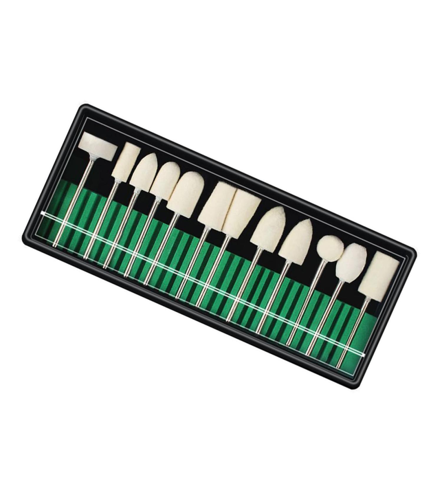 Beavorty 1Set nail polish manicure tools faux nails Nail sanding bits Sturdy grinding heads manicure kit nails drill bits pedicure drill bits wool felt nail drill bit Nail File Bit electric - Buy Online on GoSupps.com