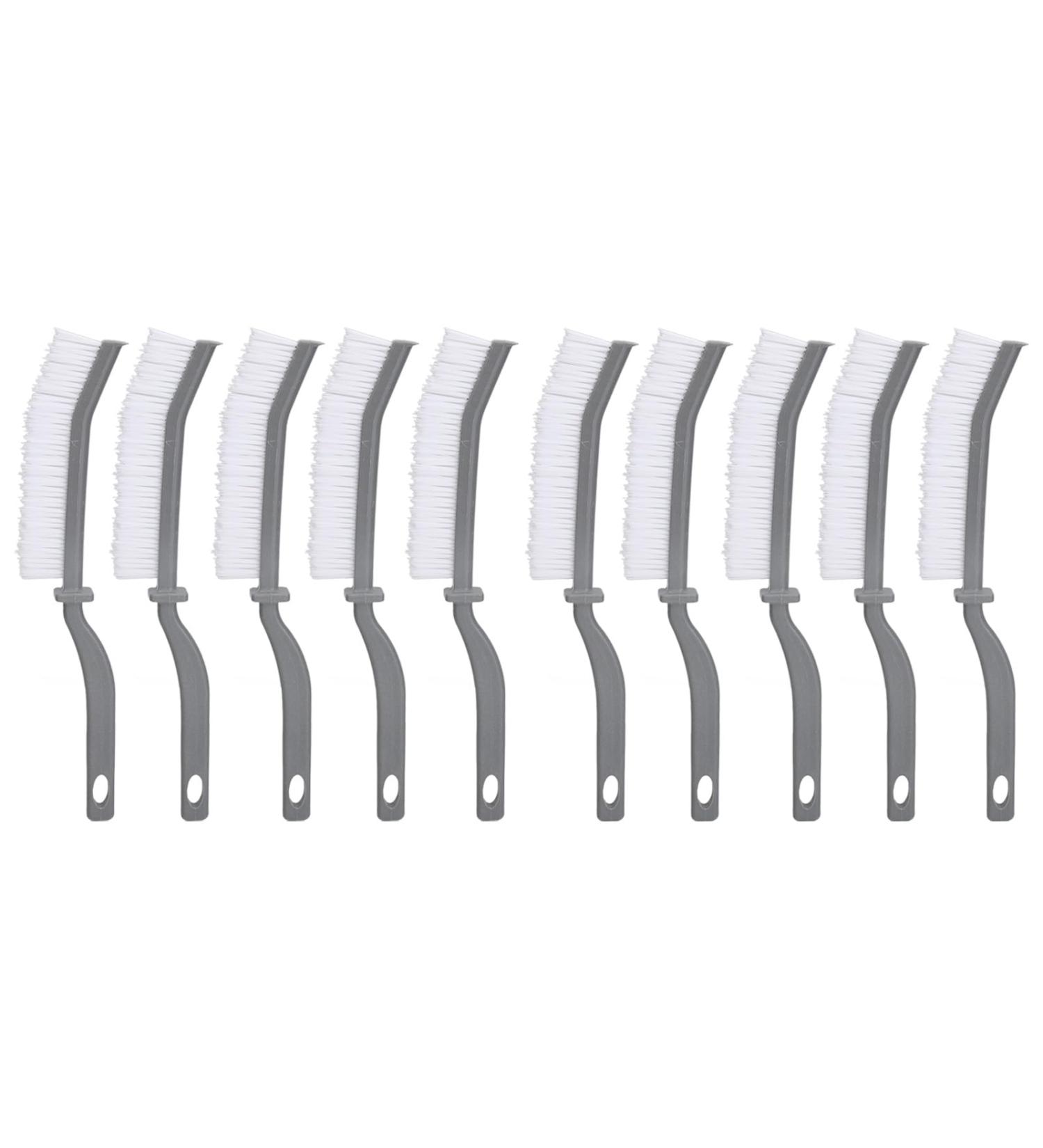 Pack of 10 Grout Cleaning Brushes | Long Handle Dust-Proof Window Groove Brush for Bathroom & Kitchen | International Shipping - Buy Online on GoSupps.com
