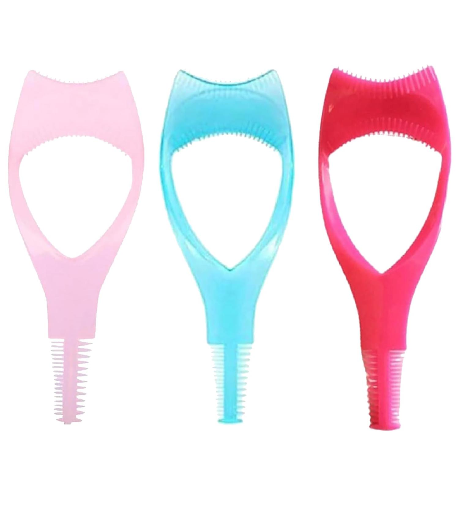 3 In1 Eyelashes Tools Mascara Shield Applicator Guard Mascara Shield Applicator Eyelash Brush Curler Guide Applicator Comb Makeup Tool False Lash Clip Eyelashes Applicator Tool Plastic Eyelashes Comb - Buy Online on GoSupps.com
