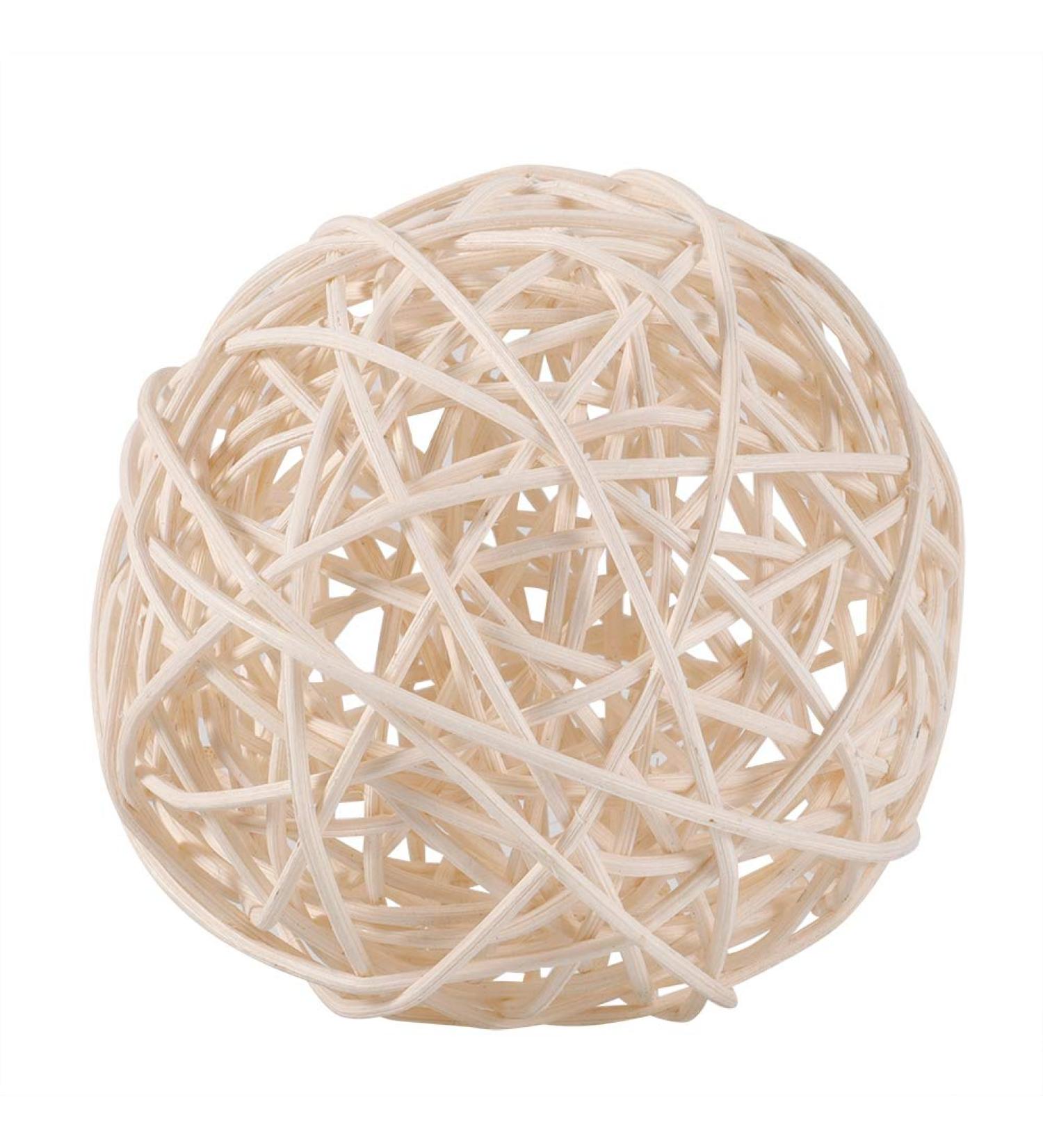 Fuerdich 6-Part Rattan Ball Ornaments - Durable Beige Decor for Weddings Christmas Birthdays & Parties - International Shipping Available - Buy Online on GoSupps.com