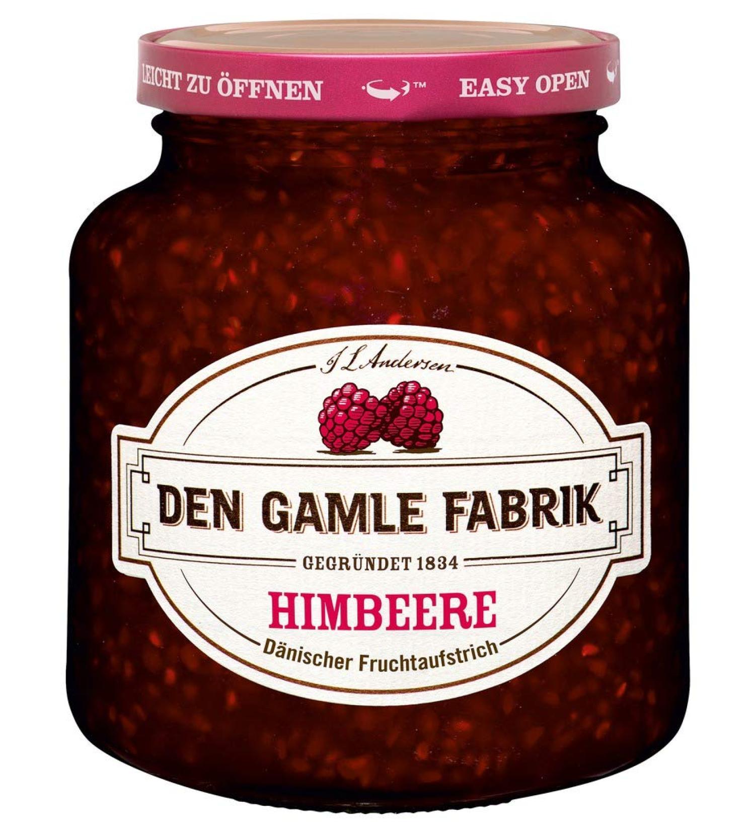 DEN GAMLE FABRIK Den Gamle Raspberry Fruit Spread 5 x 380 g